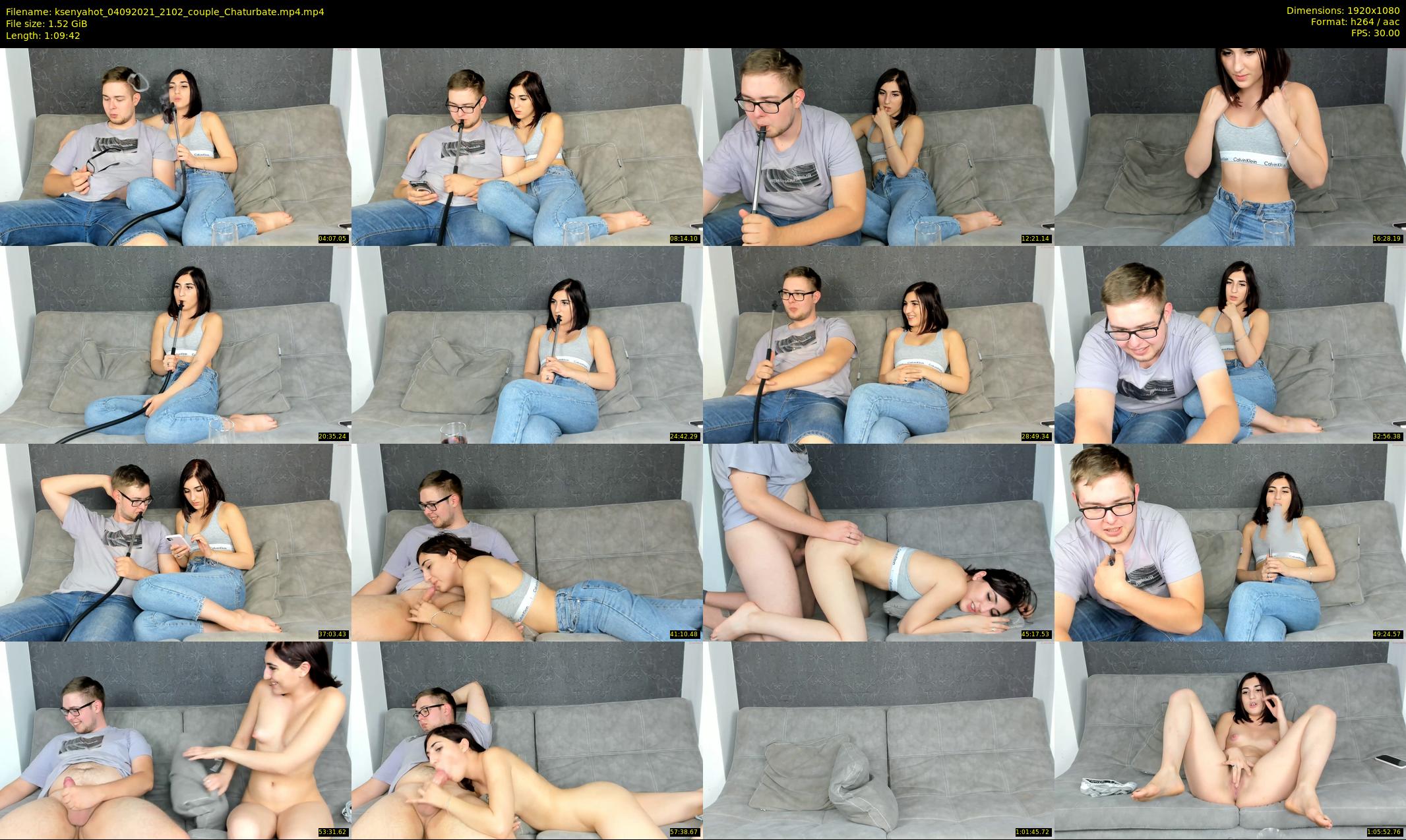 ksenyahot — 70 minute Chaturbate couple cam show recording, 1080p, Sep 4, 2021