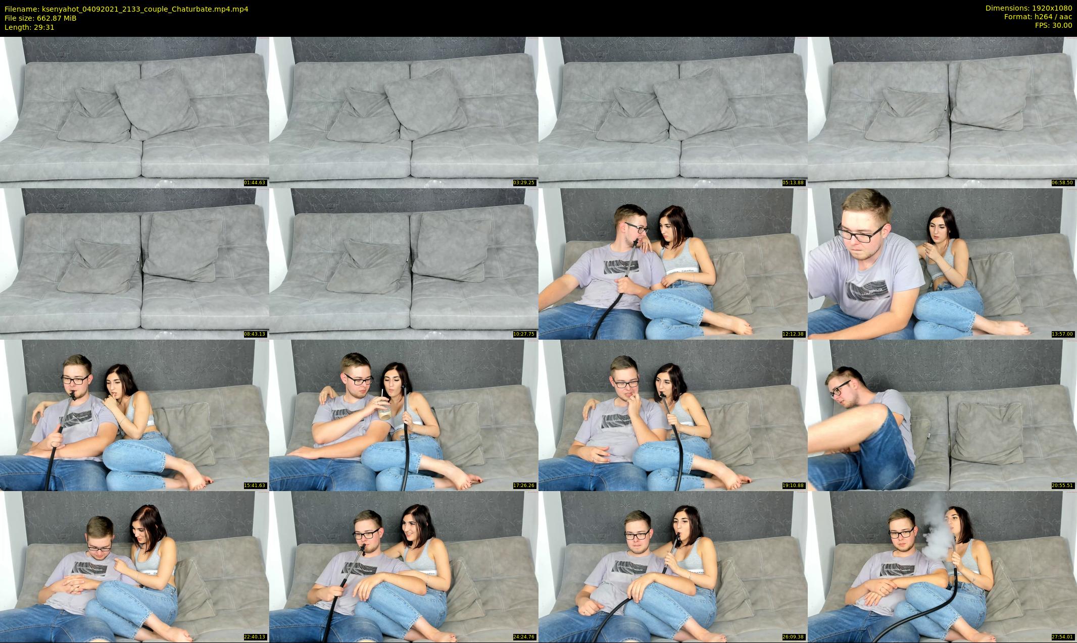 ksenyahot — 30 minute Chaturbate couple cam show recording, 1080p, Sep 4, 2021