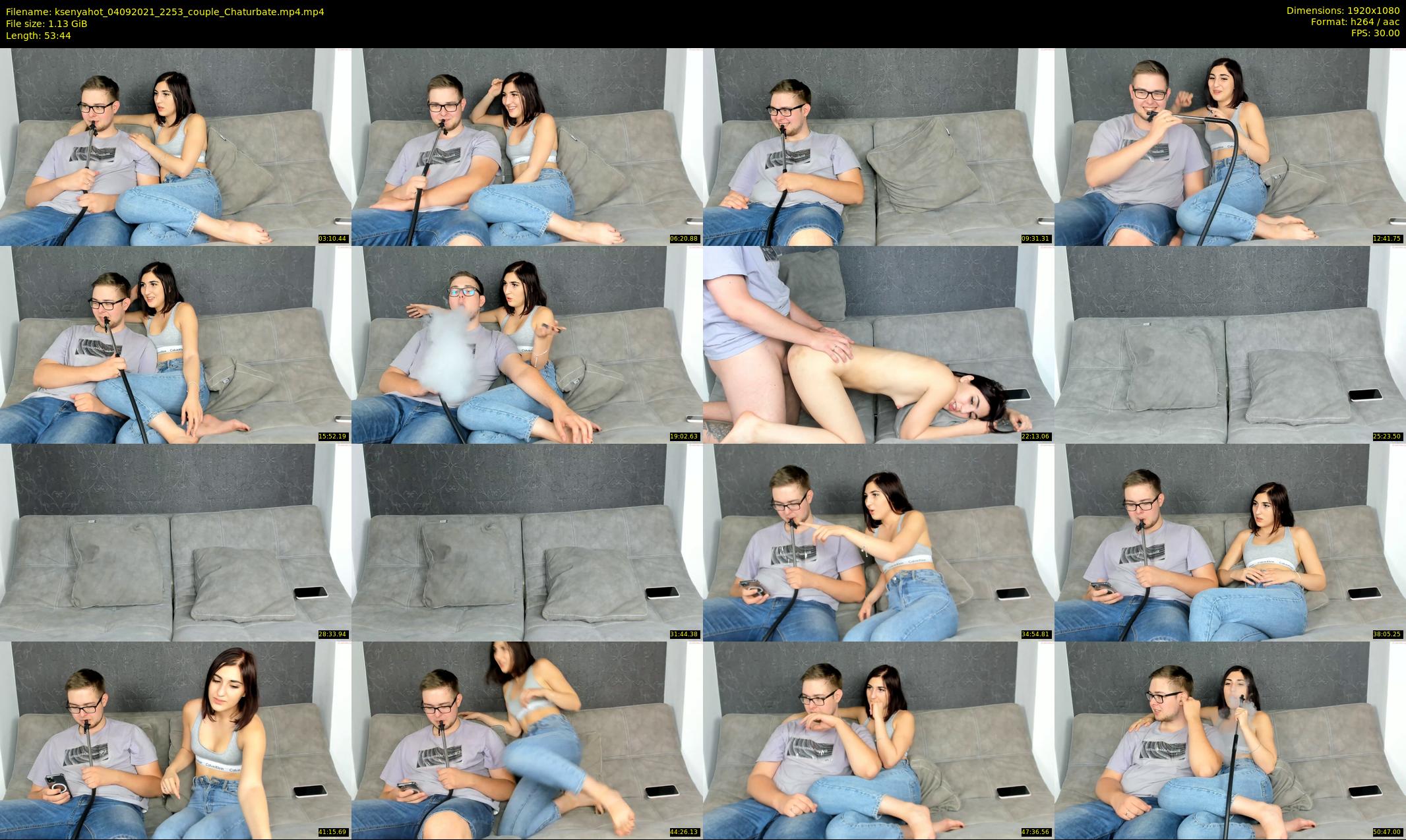 ksenyahot — 54 minute Chaturbate couple cam show recording, 1080p, Sep 4, 2021