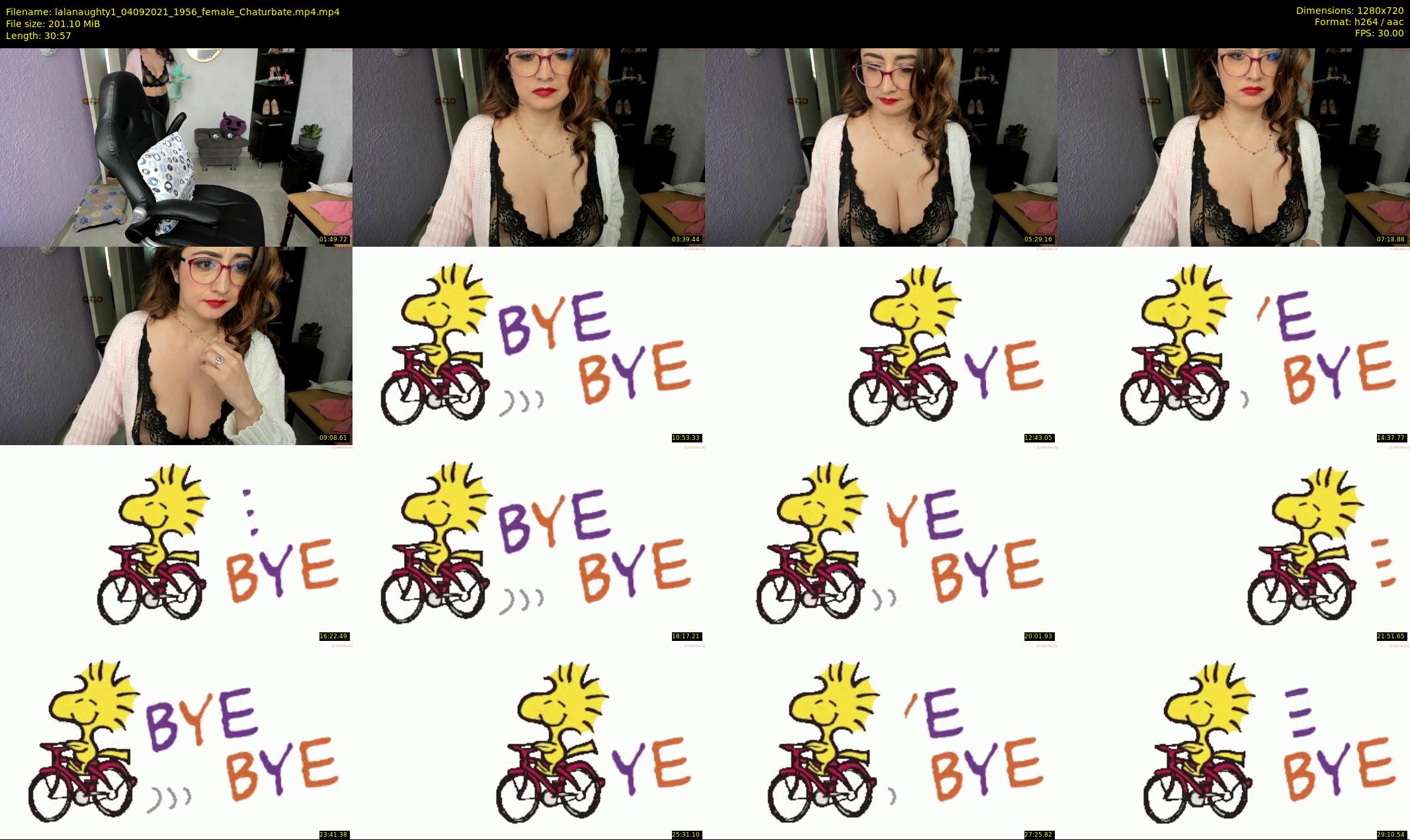 lalanaughty1 — 31 minute Chaturbate female cam show recording, 720p, Sep 4, 2021