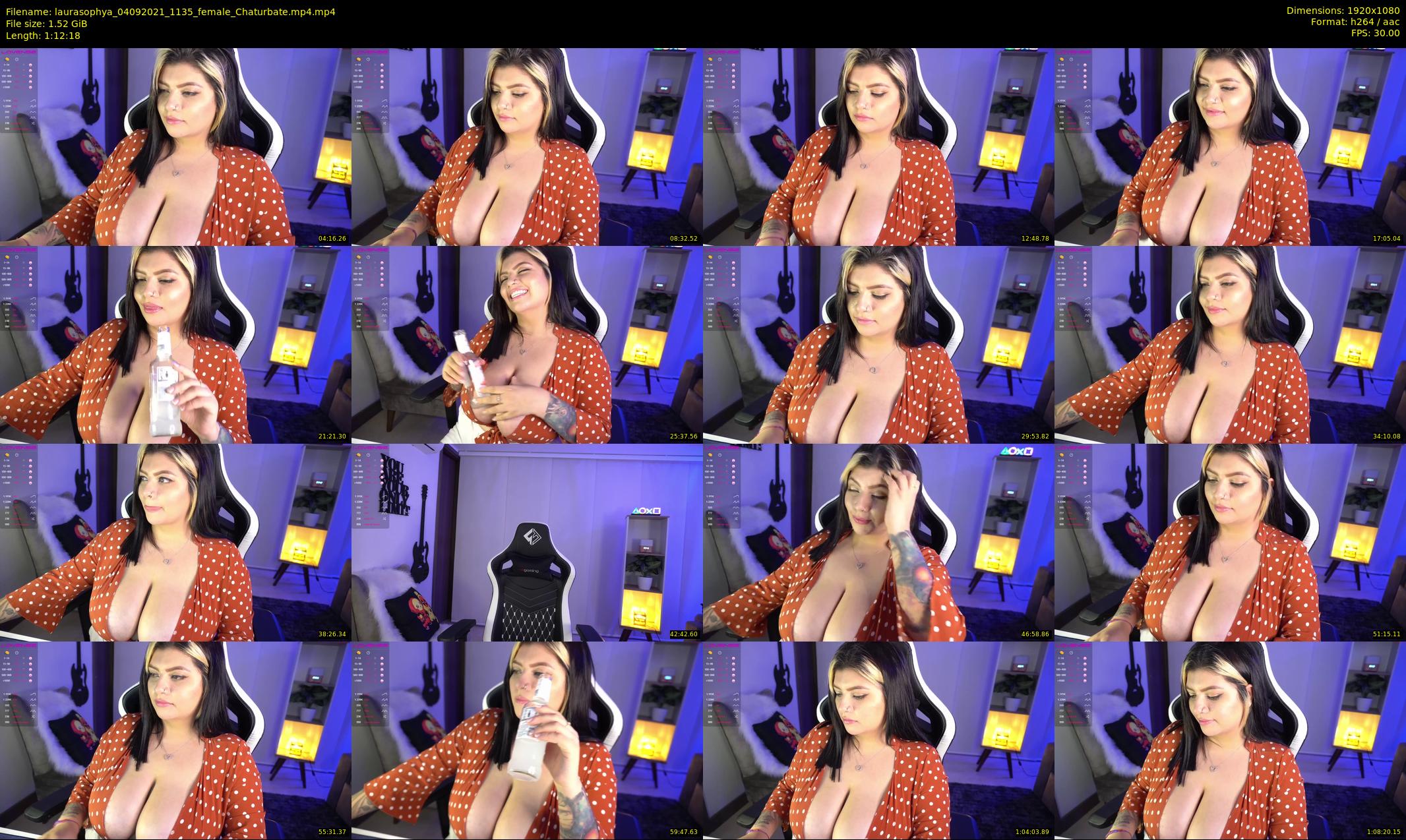 laurasophya — 73 minute Chaturbate female cam show recording, 1080p, Sep 4, 2021