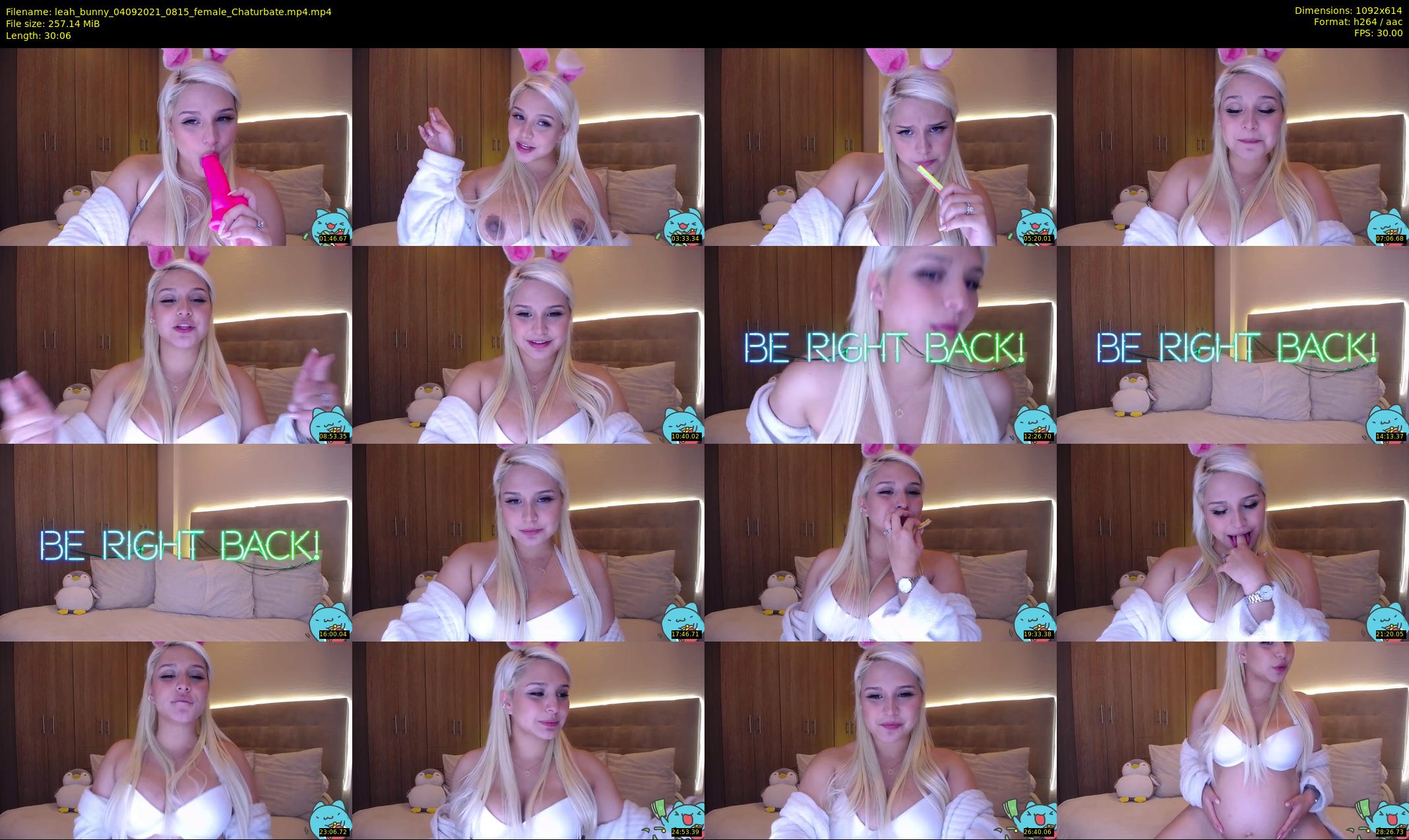 leah_bunny — 31 minute Chaturbate female cam show recording, 480p, Sep 4, 2021