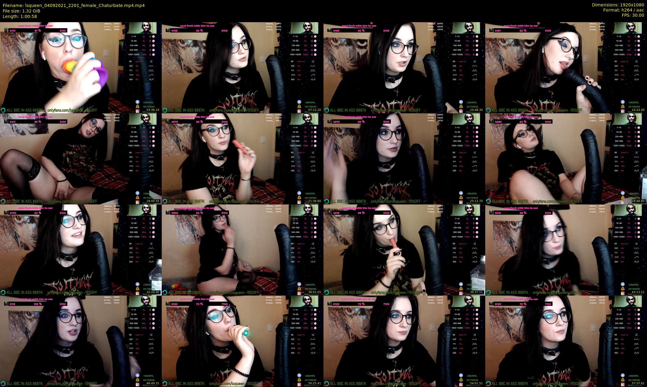 lsqueen — 61 minute Chaturbate female cam show recording, 1080p, Sep 4, 2021