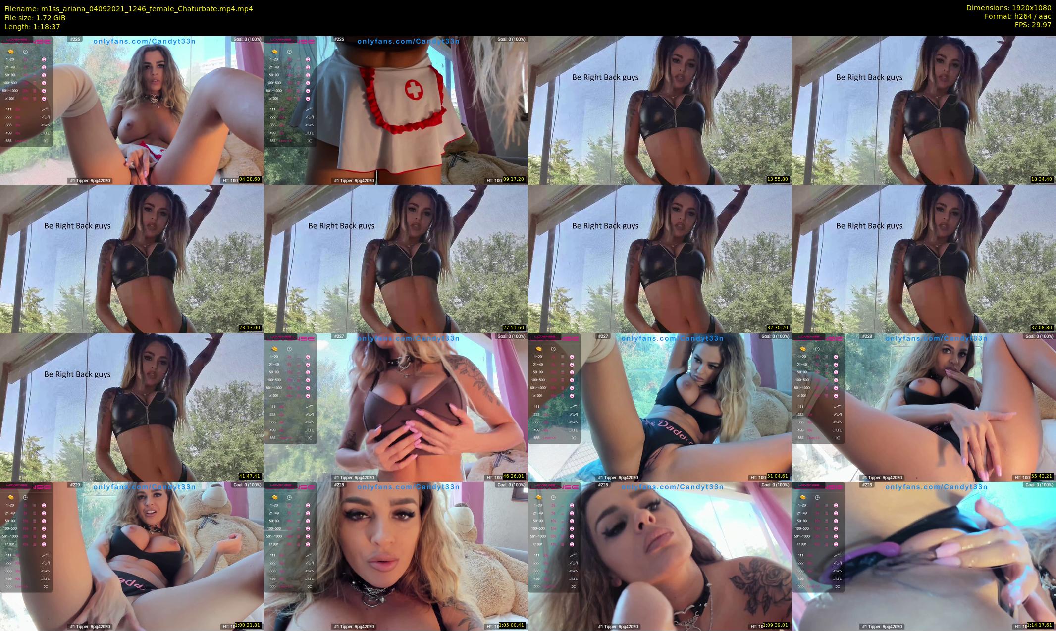 m1ss_ariana — 79 minute Chaturbate female cam show recording, 1080p, Sep 4, 2021