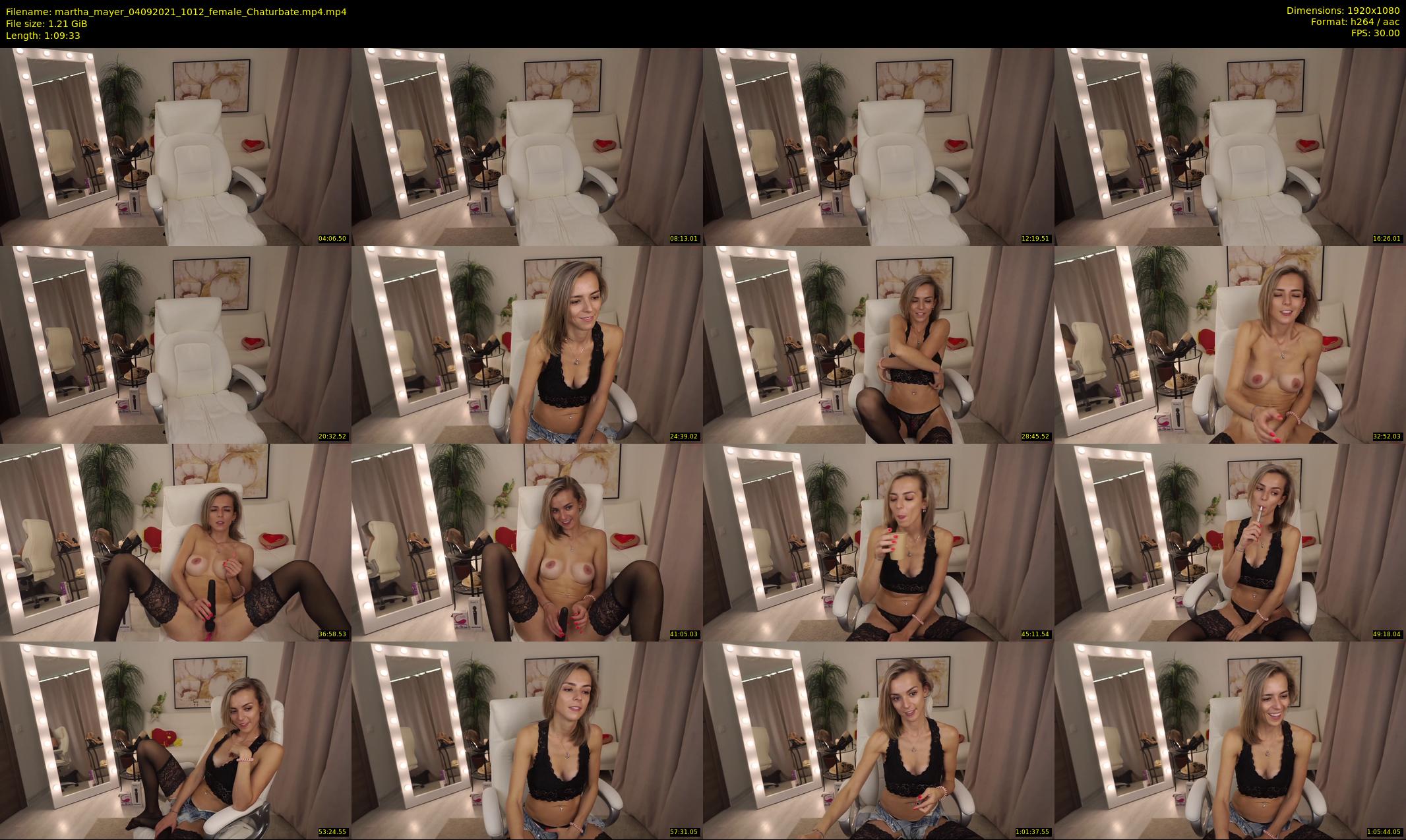 martha_mayer — 70 minute Chaturbate female cam show recording, 1080p, Sep 4, 2021
