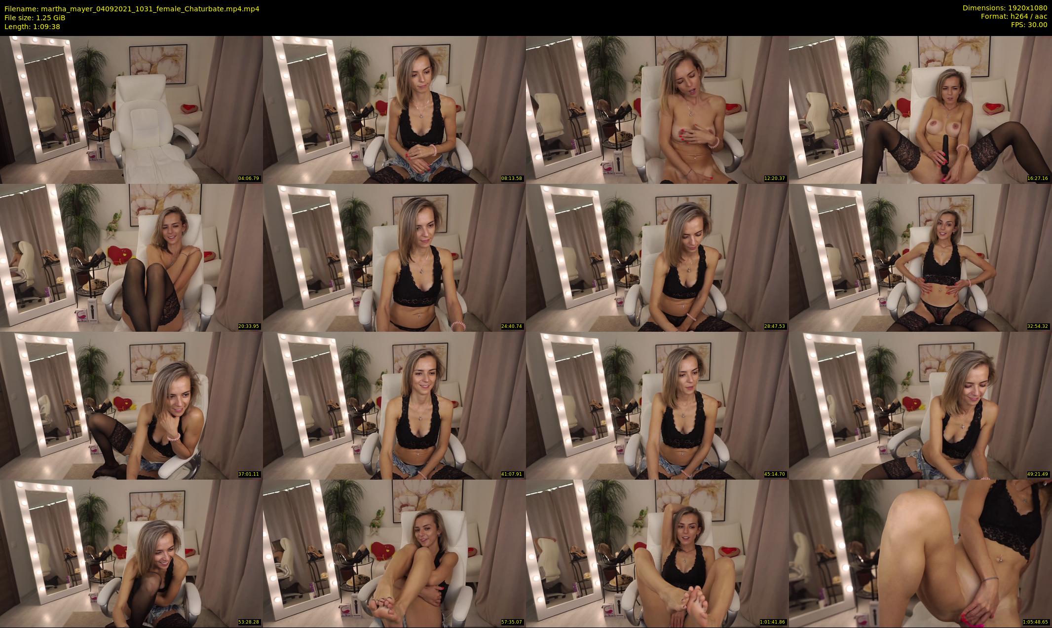 martha_mayer — 70 minute Chaturbate female cam show recording, 1080p, Sep 4, 2021