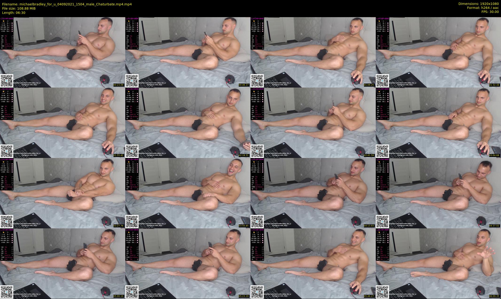 michaelbradley_for_u — 7 minute Chaturbate male cam show recording, 1080p, Sep 4, 2021