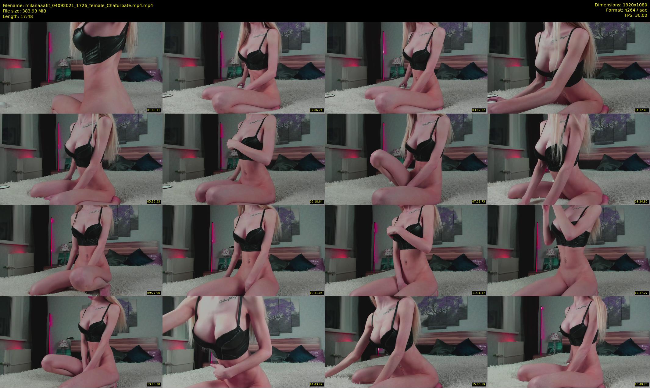 milanaaafit — 18 minute Chaturbate couple cam show recording, 1080p, Sep 4, 2021