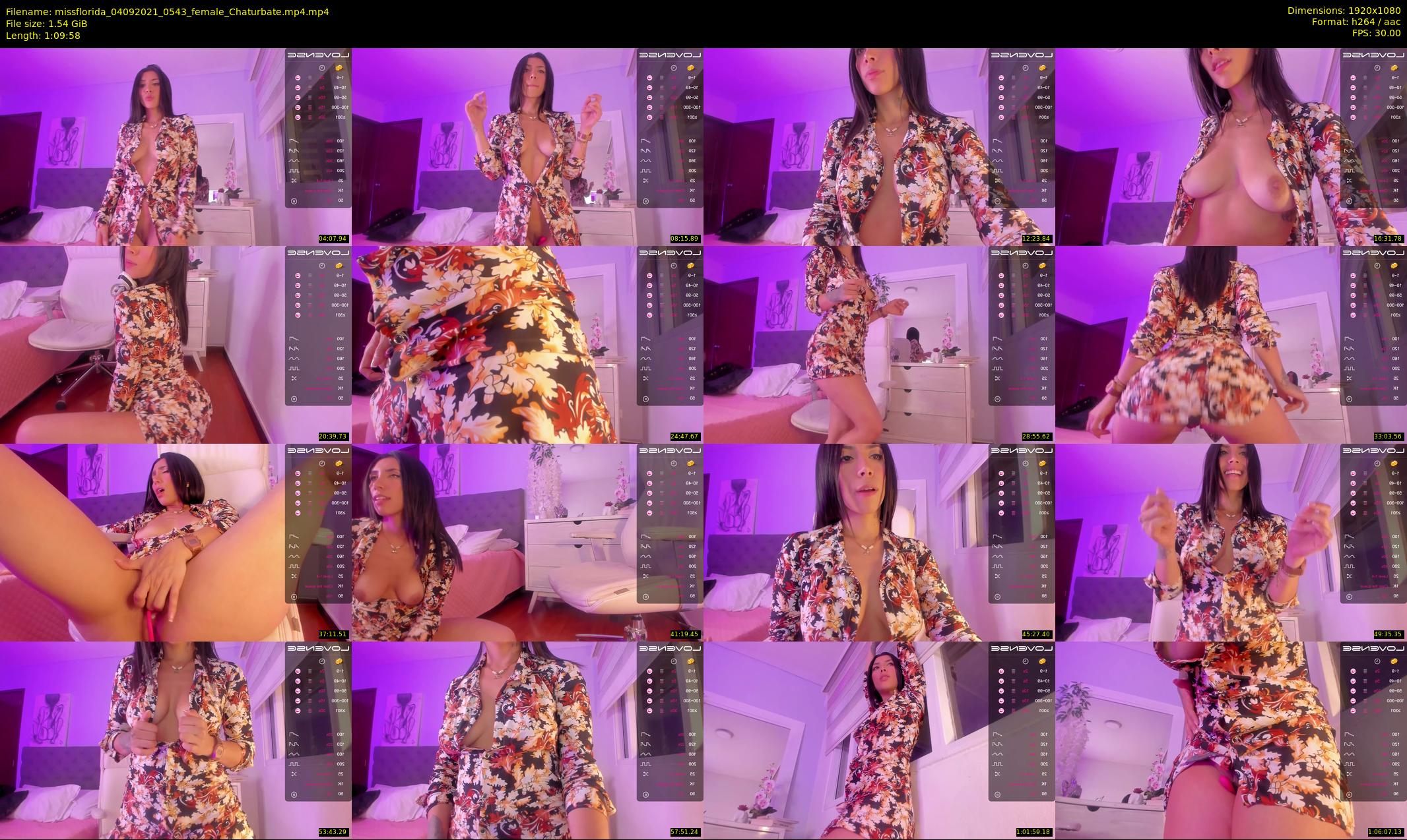 missflorida — 70 minute Chaturbate female cam show recording, 1080p, Sep 4, 2021