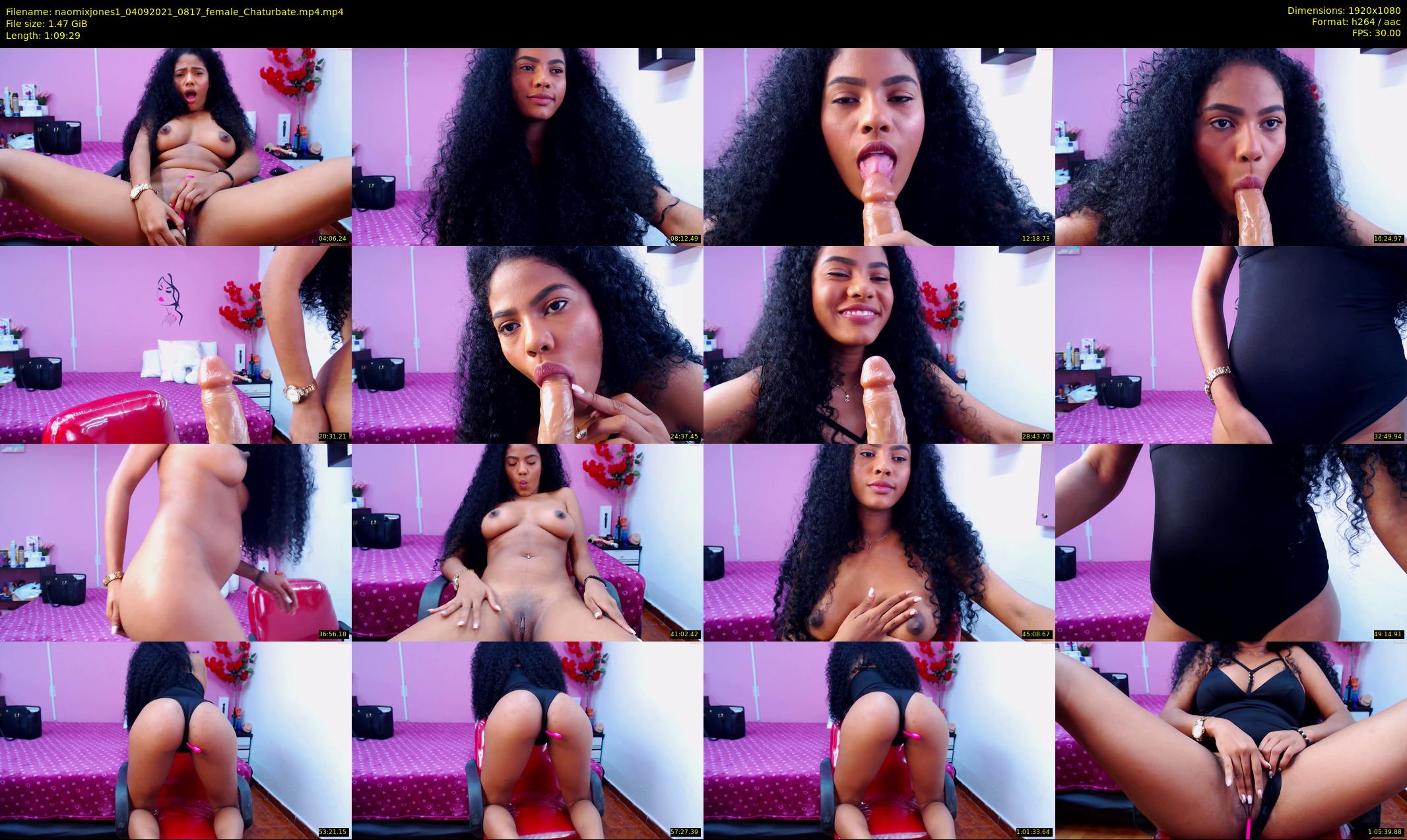 naomixjones1 — 70 minute Chaturbate female cam show recording, 1080p, Sep 4, 2021