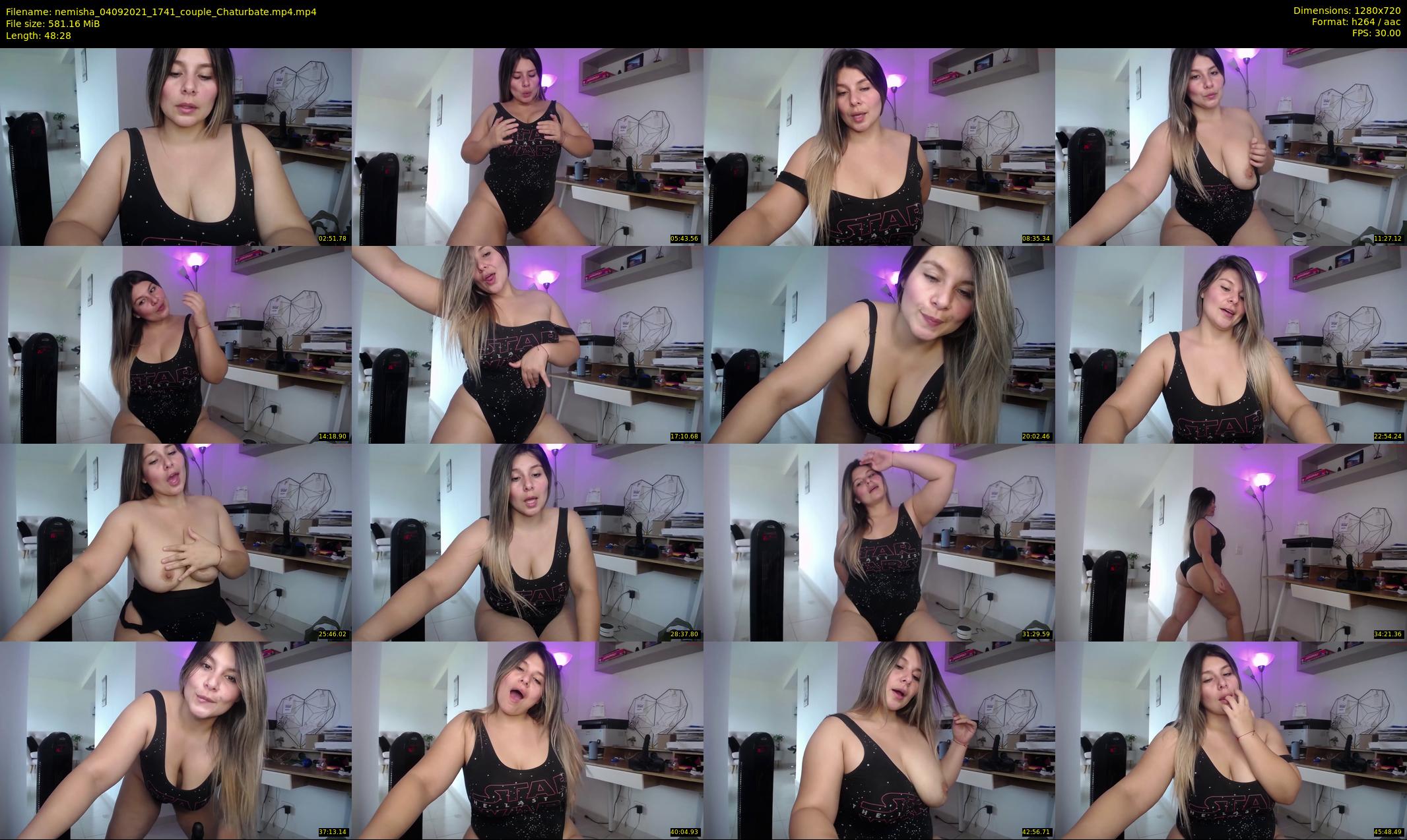 nemisha — 49 minute Chaturbate female cam show recording, 720p, Sep 4, 2021
