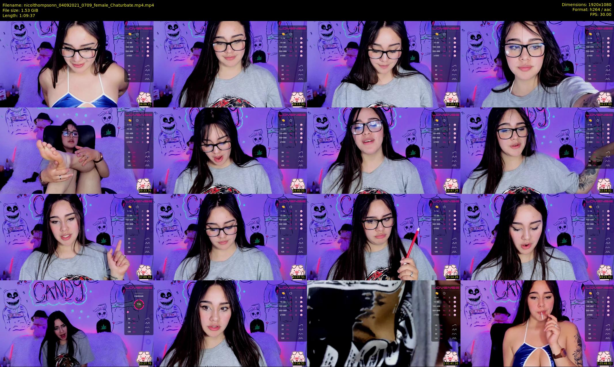 nicolthompsonn — 70 minute Chaturbate female cam show recording, 1080p, Sep 4, 2021