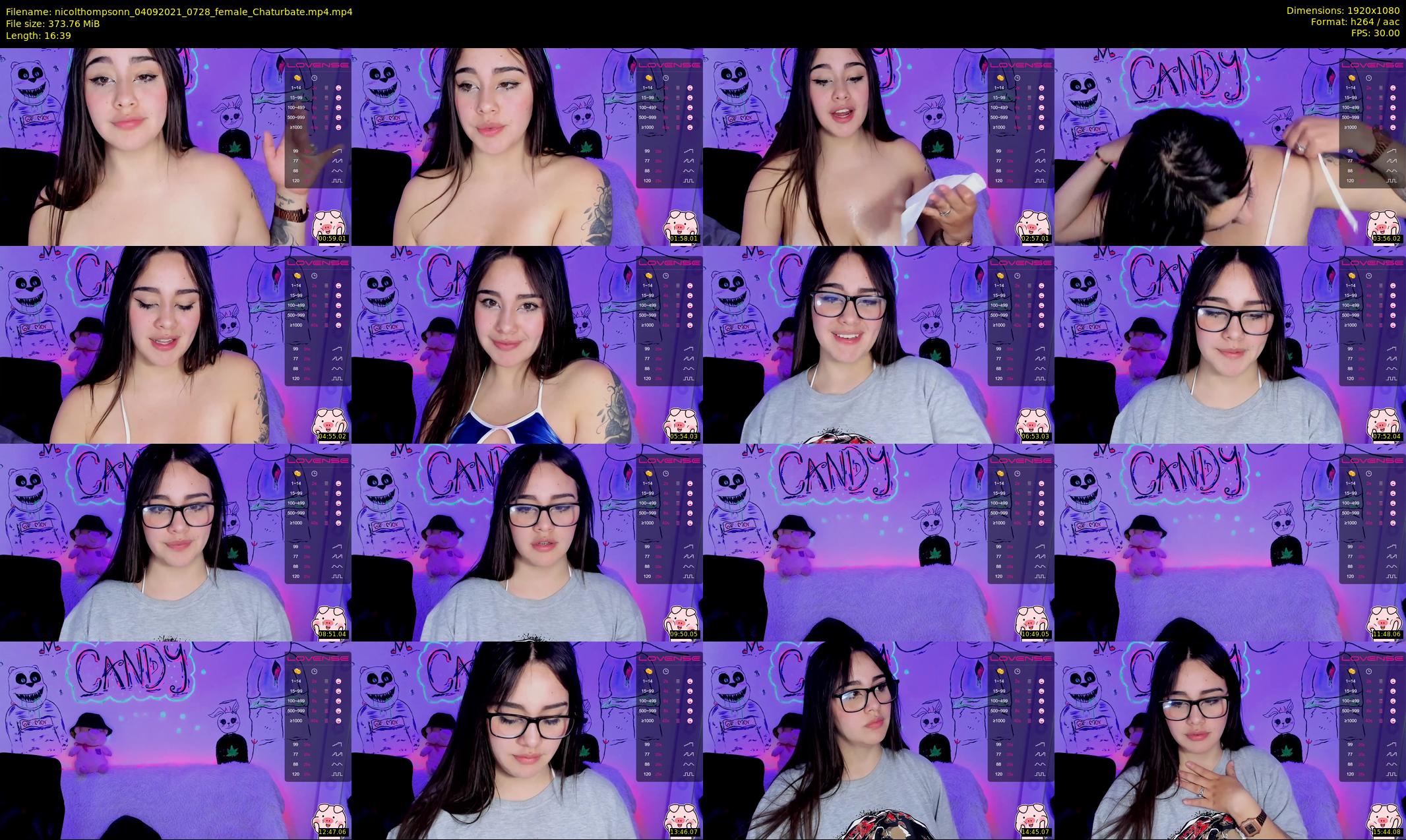 nicolthompsonn — 17 minute Chaturbate female cam show recording, 1080p, Sep 4, 2021