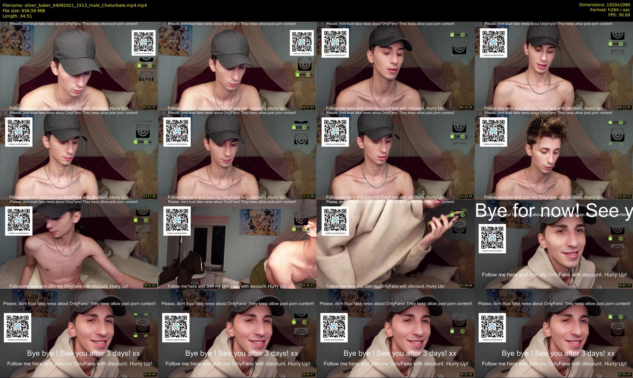oliver_baker — 35 minute Chaturbate male cam show recording, 1080p, Sep 4, 2021