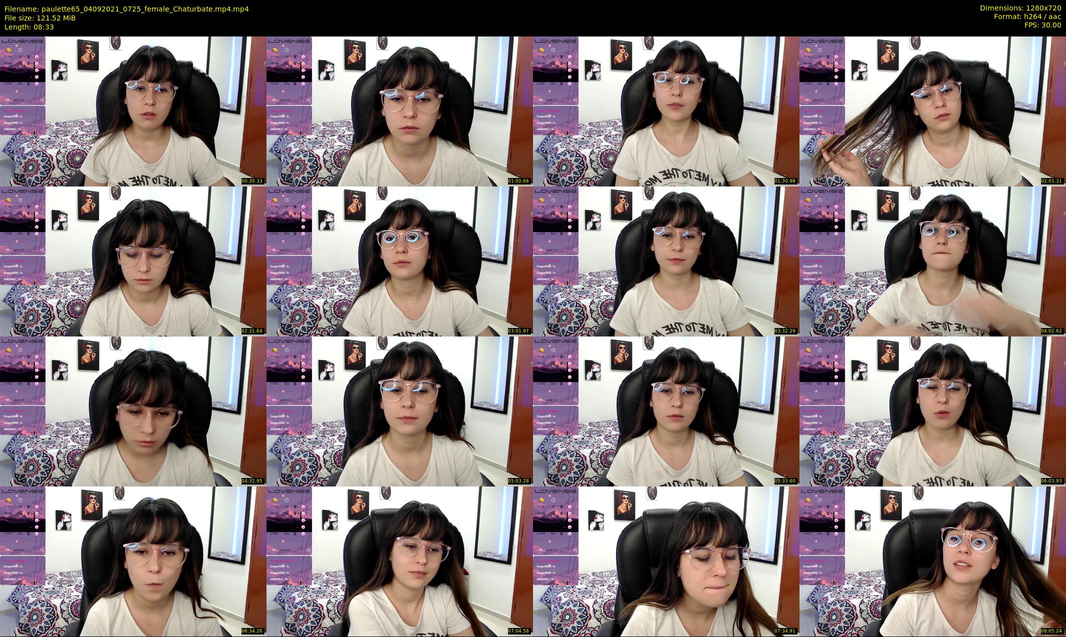 paulette65 — 9 minute Chaturbate female cam show recording, 720p, Sep 4, 2021