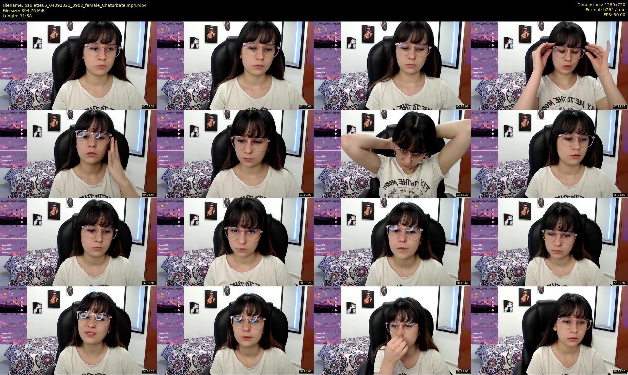 paulette65 — 32 minute Chaturbate female cam show recording, 720p, Sep 4, 2021