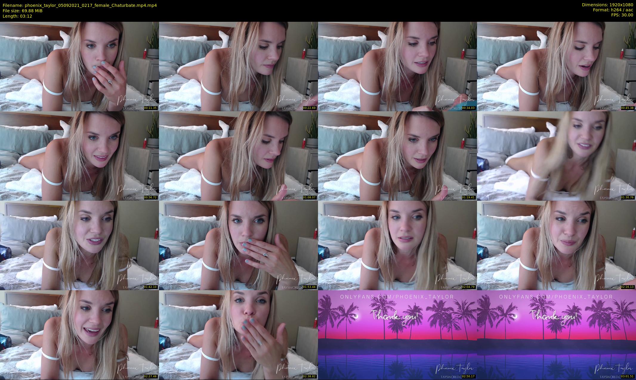 phoenix_taylor — 4 minute Chaturbate female cam show recording, 1080p, Sep 5, 2021