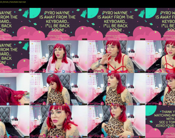 pyrowayne — 31 minute Chaturbate female cam show recording, 1080p, Sep 5, 2021