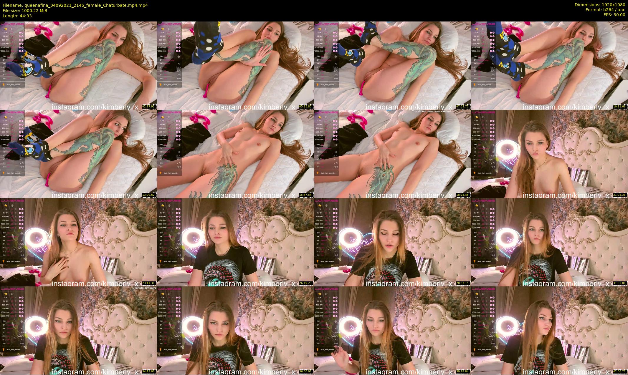 queenafina — 45 minute Chaturbate female cam show recording, 1080p, Sep 4, 2021