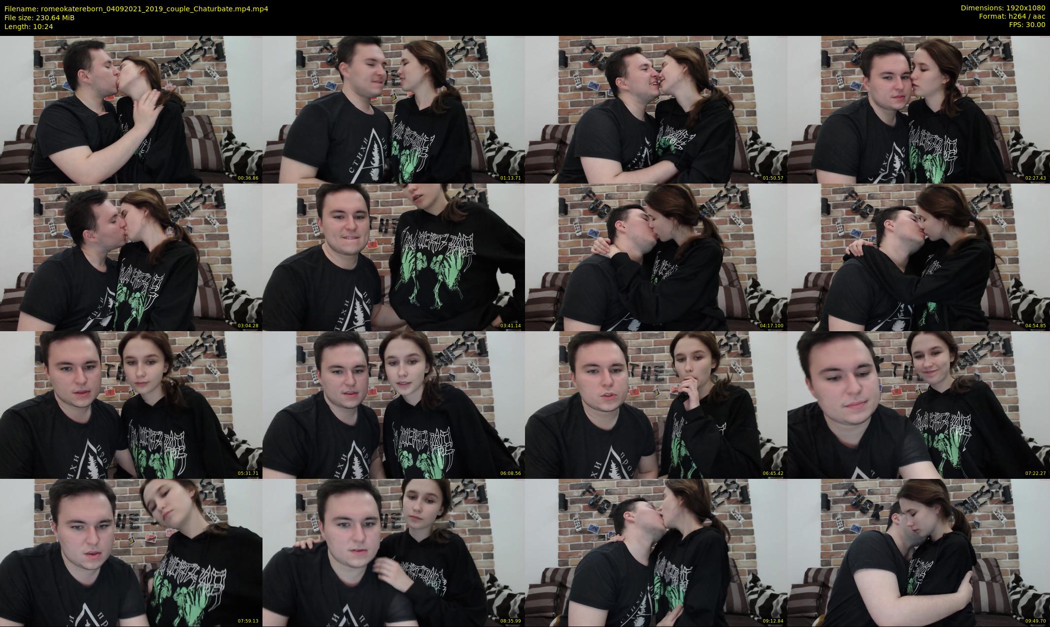 romeokatereborn — 11 minute Chaturbate couple cam show recording, 1080p, Sep 4, 2021
