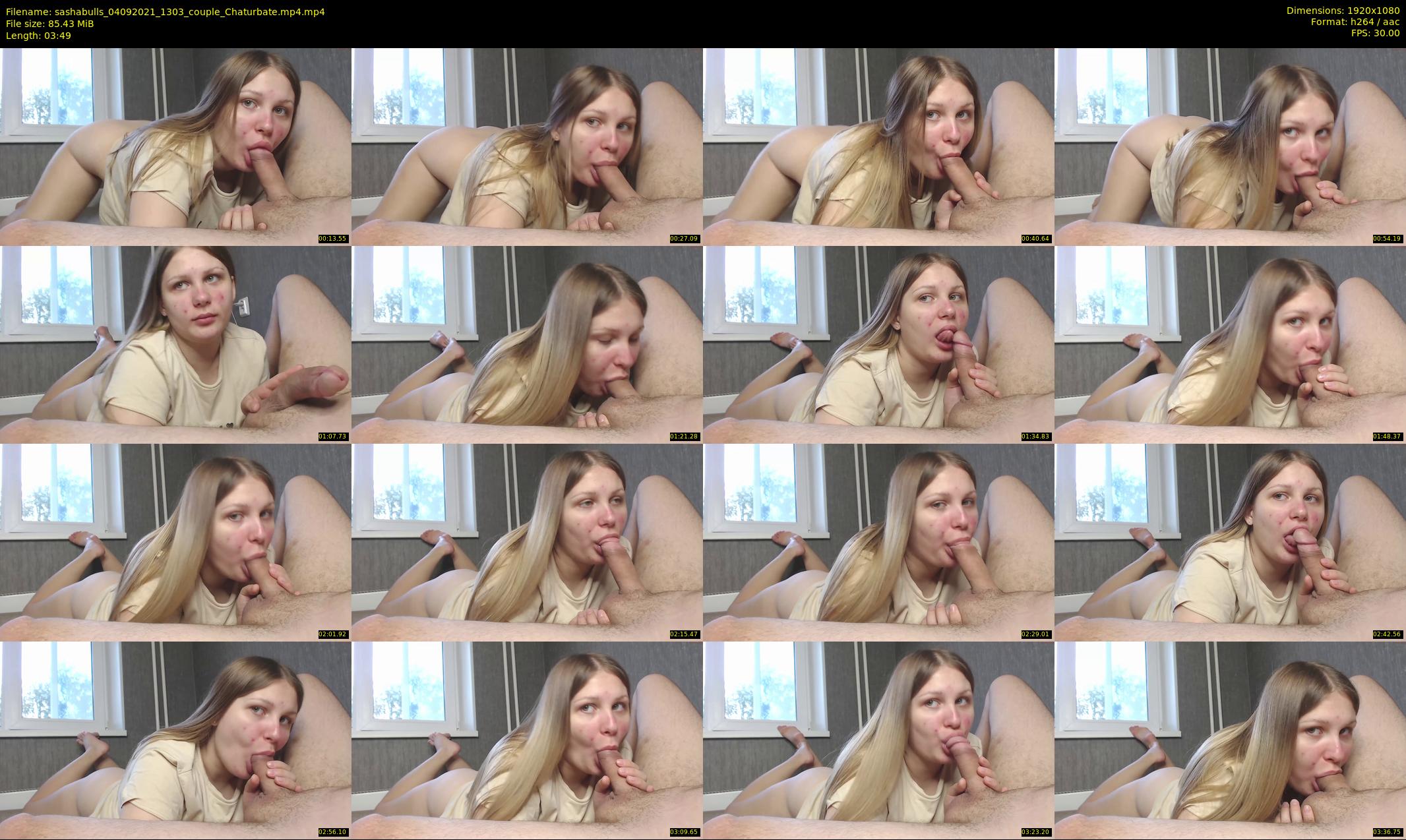 sashabulls — 4 minute Chaturbate couple cam show recording, 1080p, Sep 4, 2021