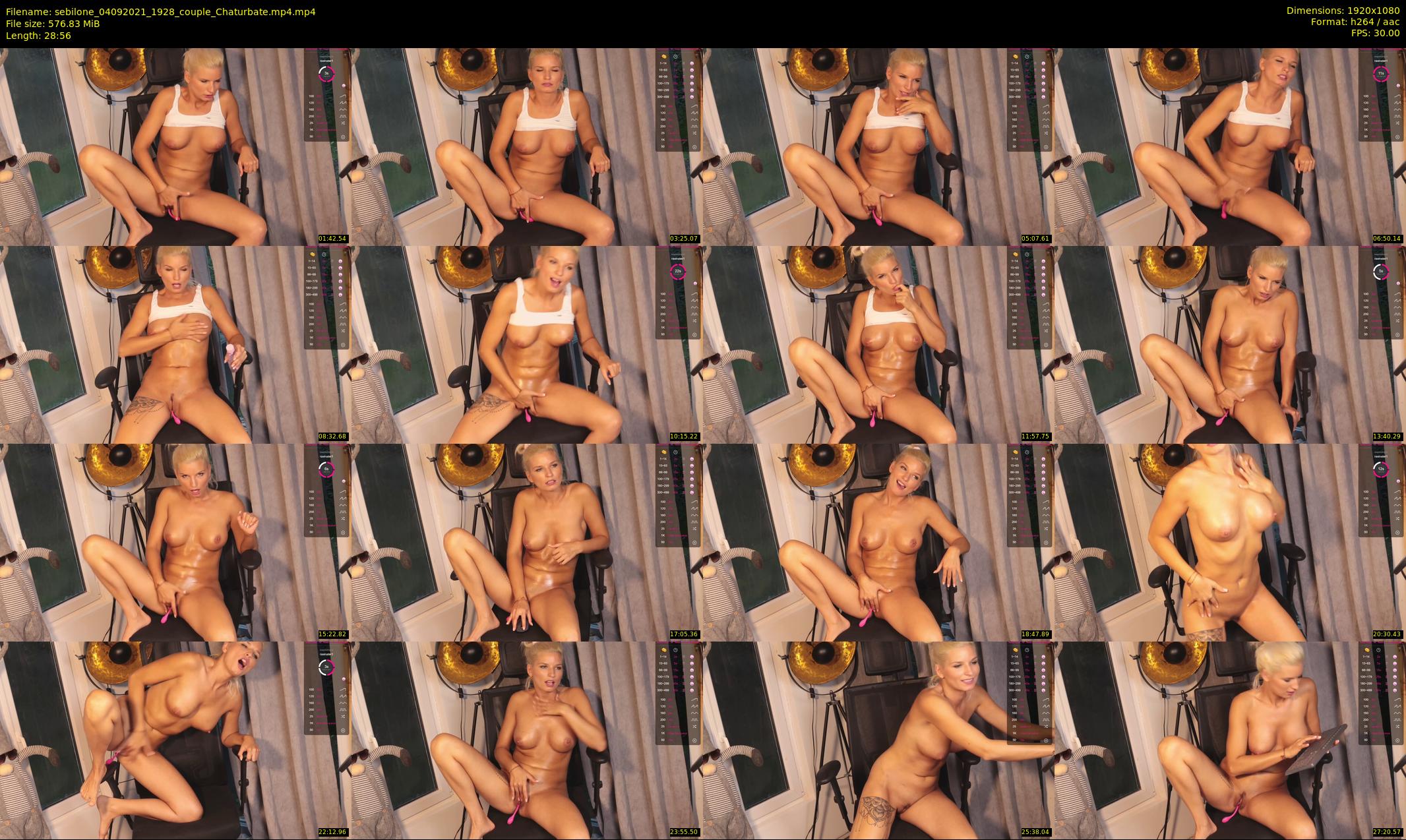 sebilone — 29 minute Chaturbate couple cam show recording, 1080p, Sep 4, 2021