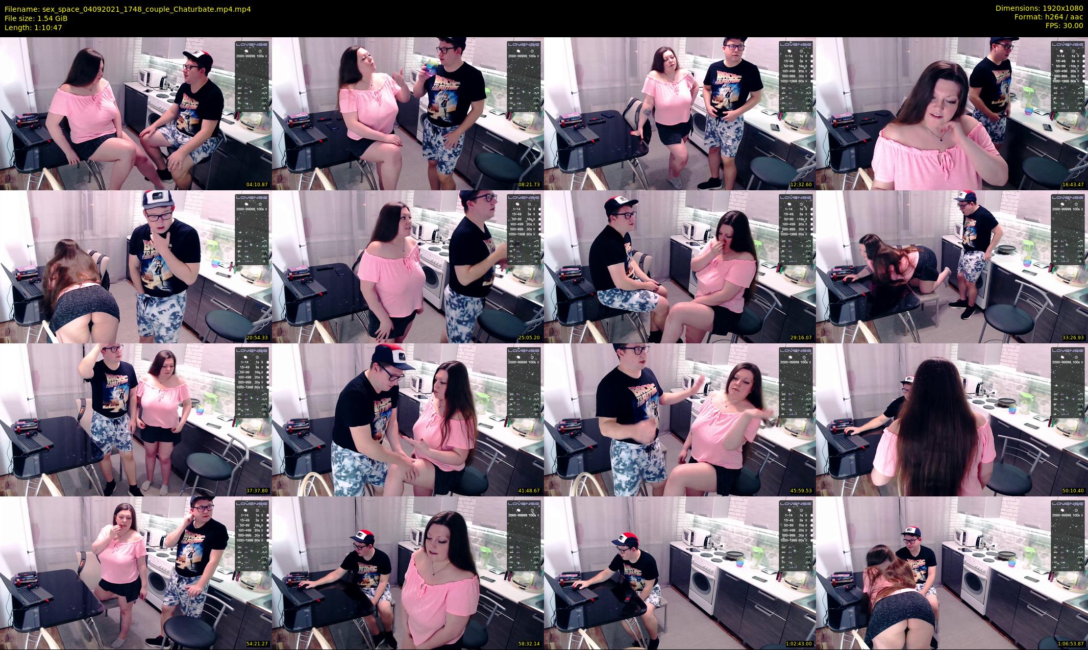 sex_space — 71 minute Chaturbate couple cam show recording, 1080p, Sep 4, 2021