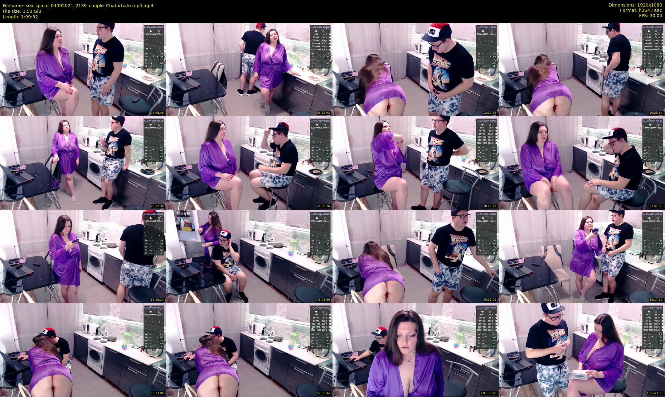 sex_space — 70 minute Chaturbate couple cam show recording, 1080p, Sep 4, 2021