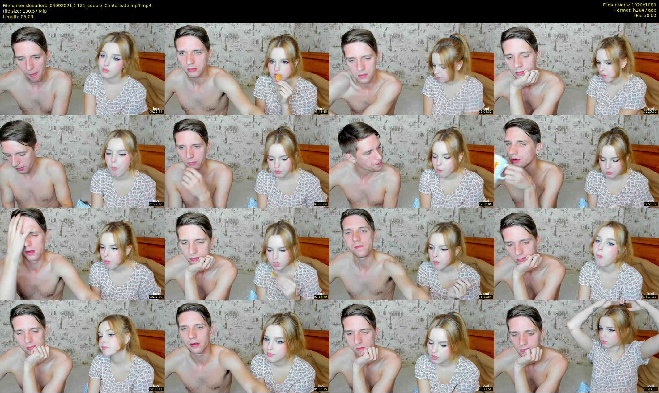 sledadora — 7 minute Chaturbate couple cam show recording, 1080p, Sep 4, 2021