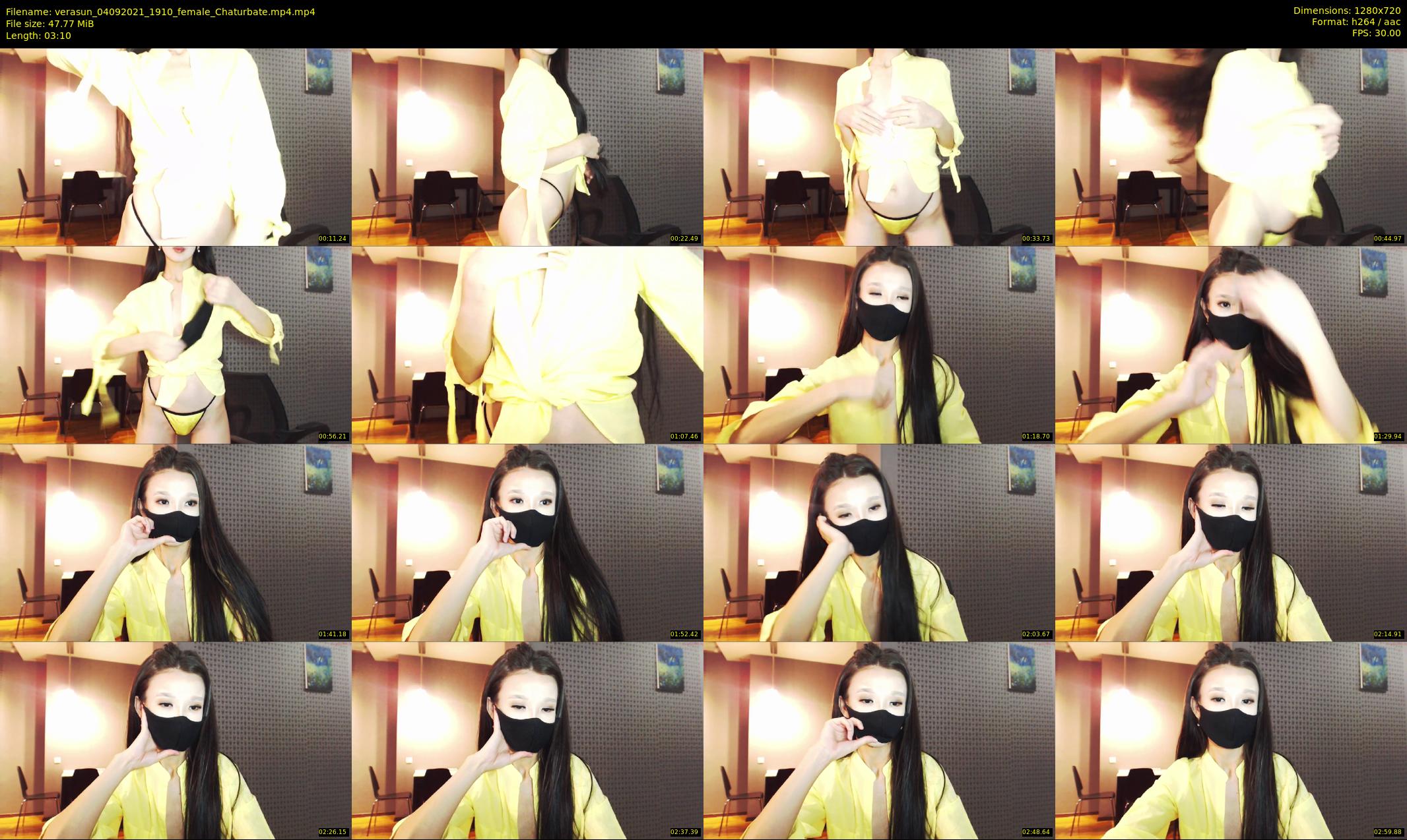 verasun — 4 minute Chaturbate female cam show recording, 720p, Sep 4, 2021