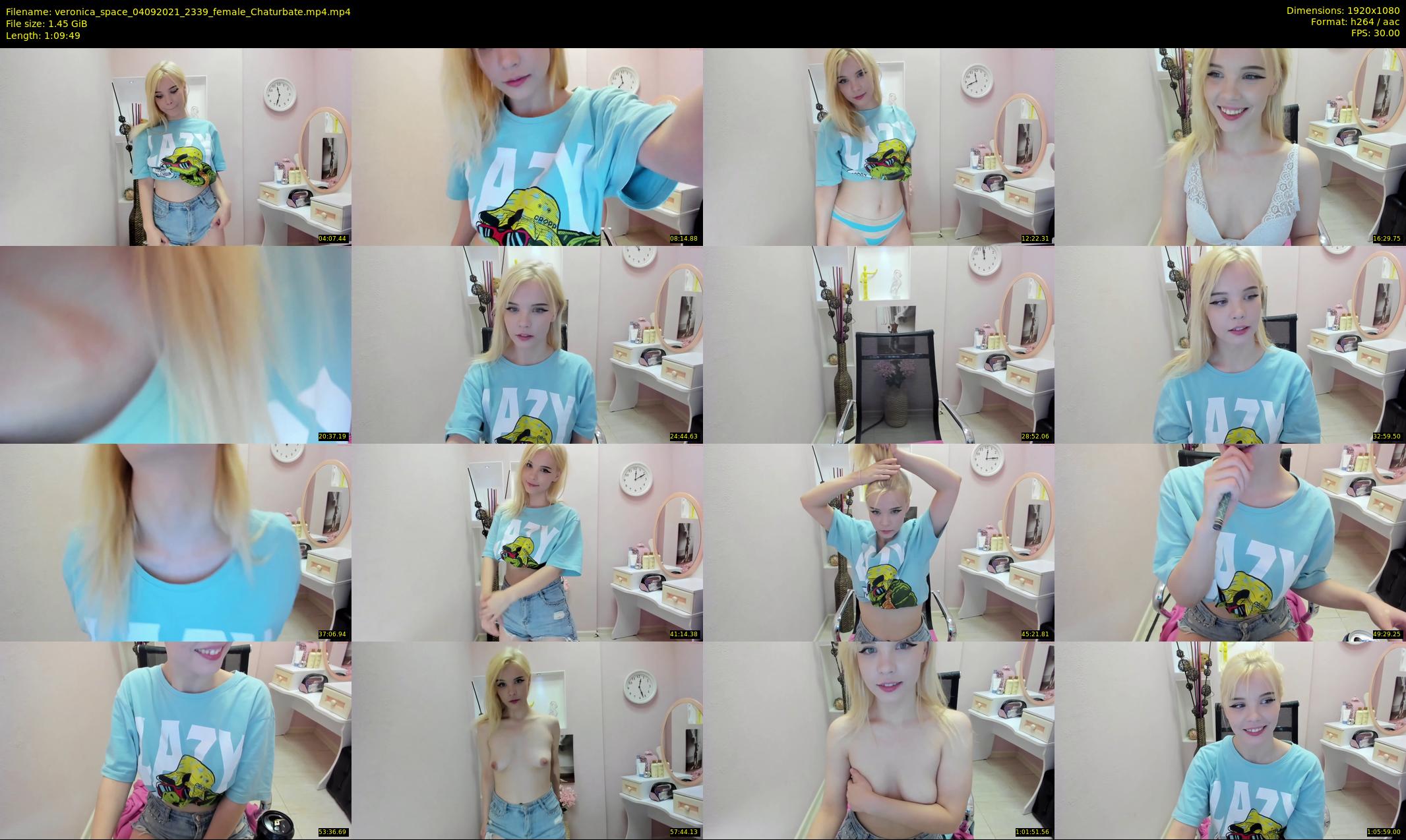 veronica_space — 70 minute Chaturbate female cam show recording, 1080p, Sep 4, 2021