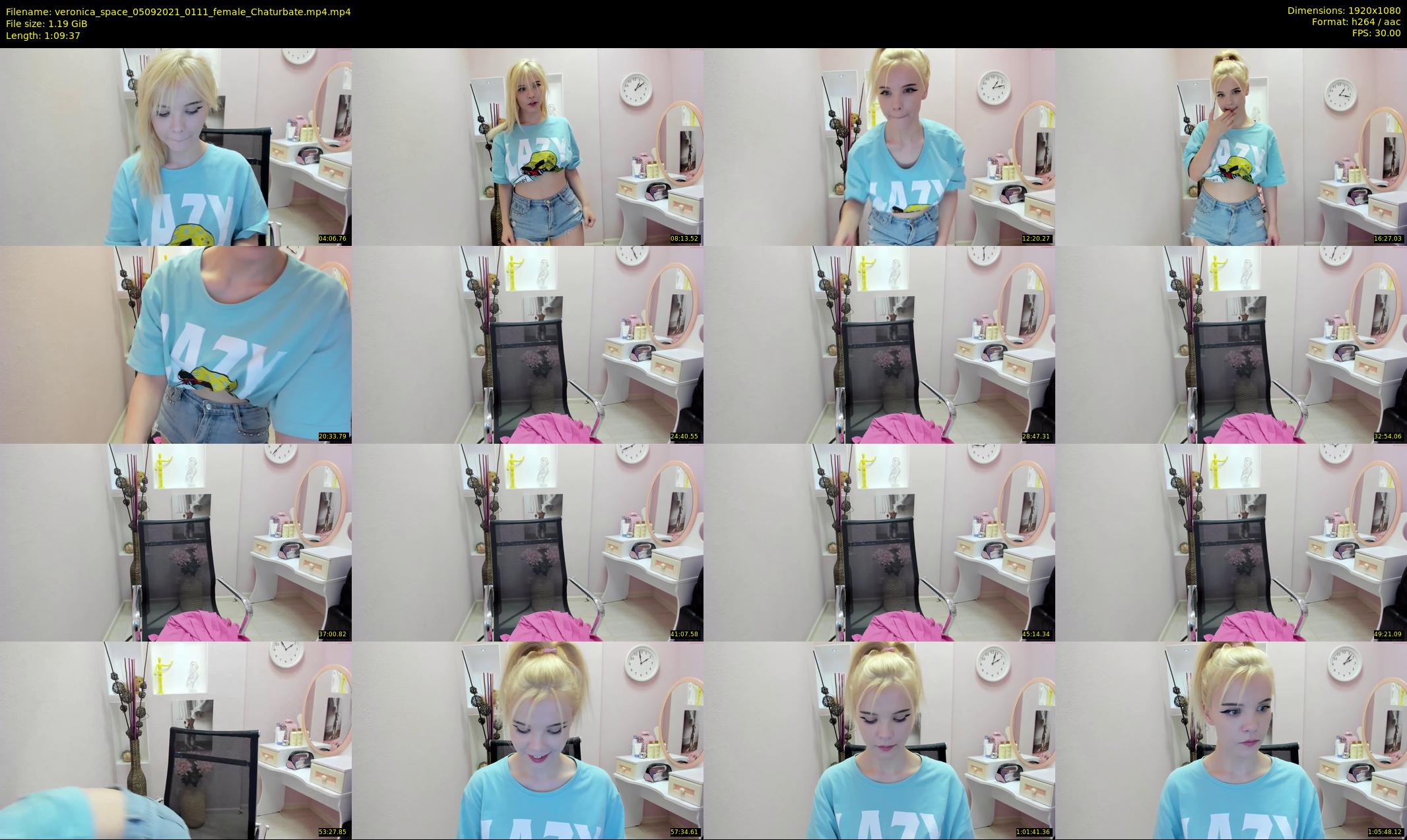 veronica_space — 70 minute Chaturbate female cam show recording, 1080p, Sep 5, 2021