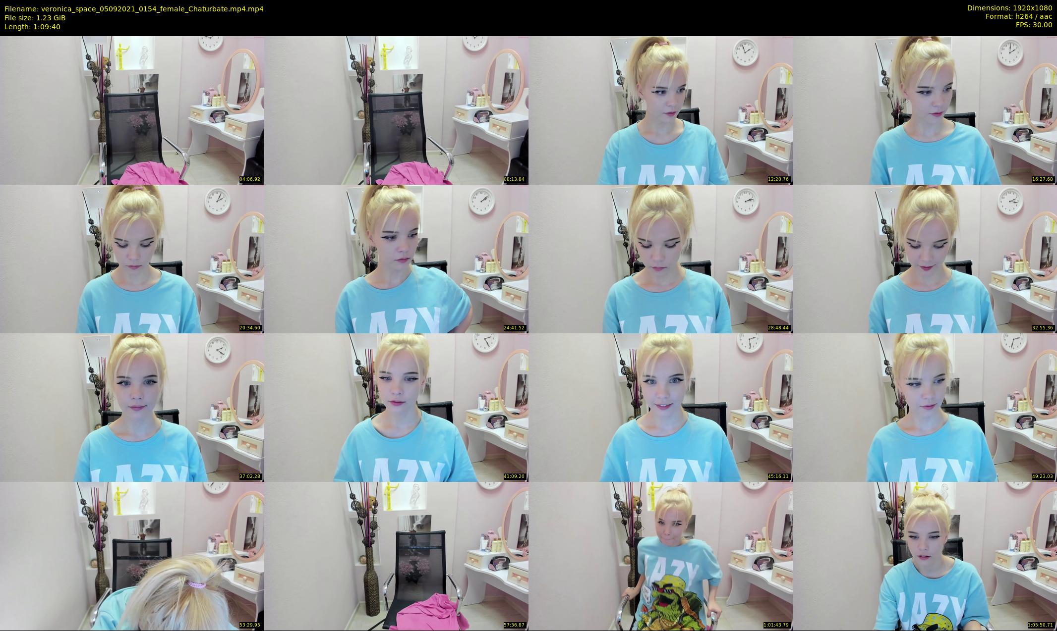 veronica_space — 70 minute Chaturbate female cam show recording, 1080p, Sep 5, 2021