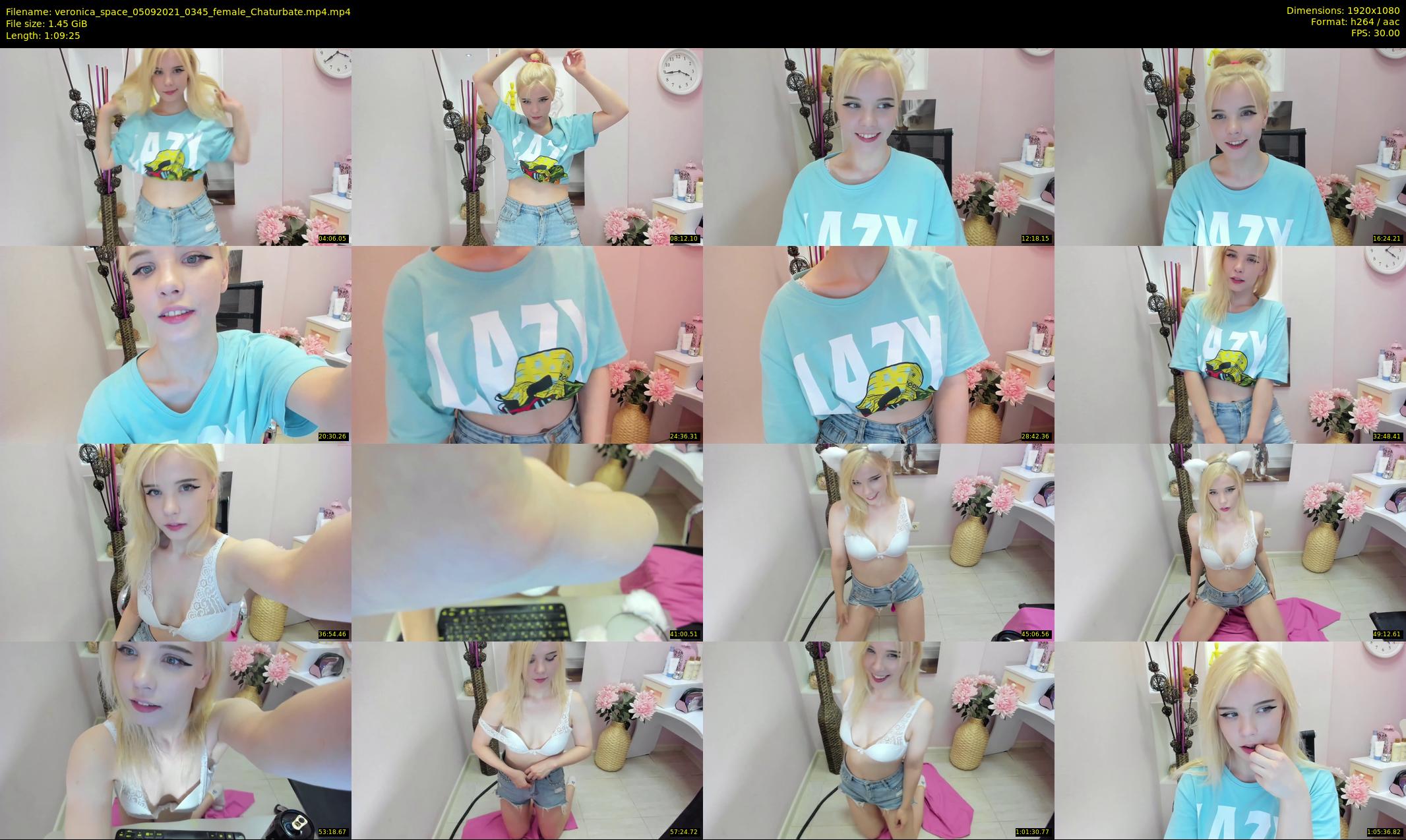 veronica_space — 70 minute Chaturbate female cam show recording, 1080p, Sep 5, 2021
