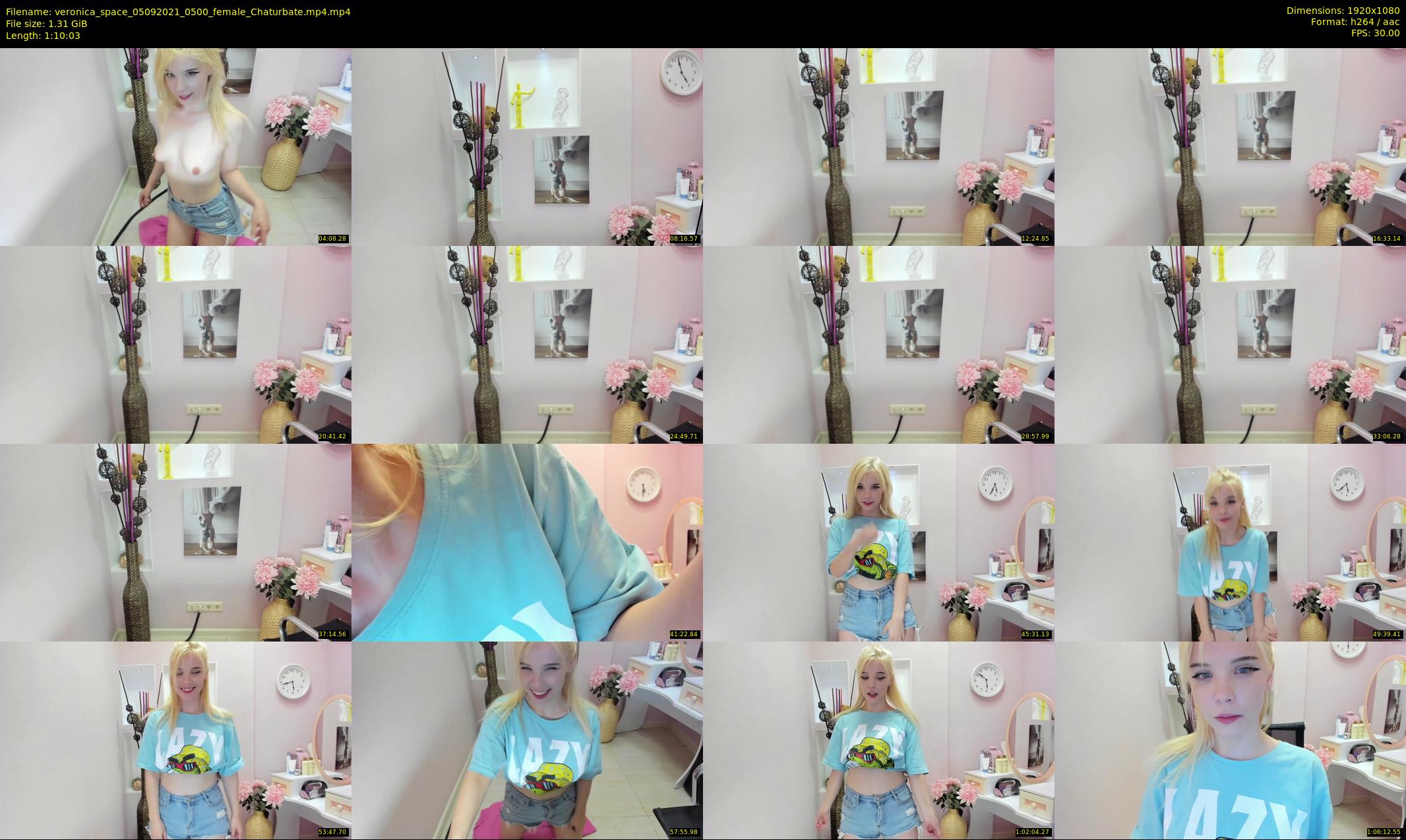 veronica_space — 71 minute Chaturbate female cam show recording, 1080p, Sep 5, 2021