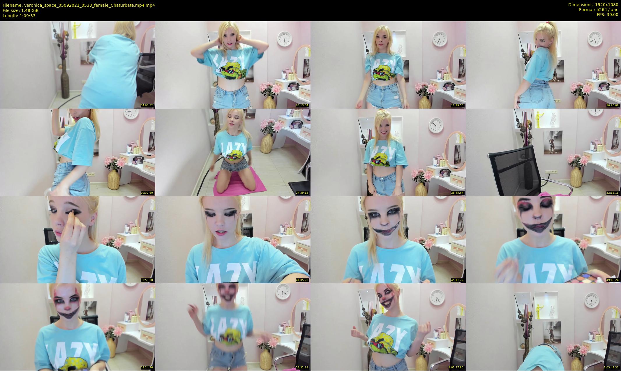 veronica_space — 70 minute Chaturbate female cam show recording, 1080p, Sep 5, 2021