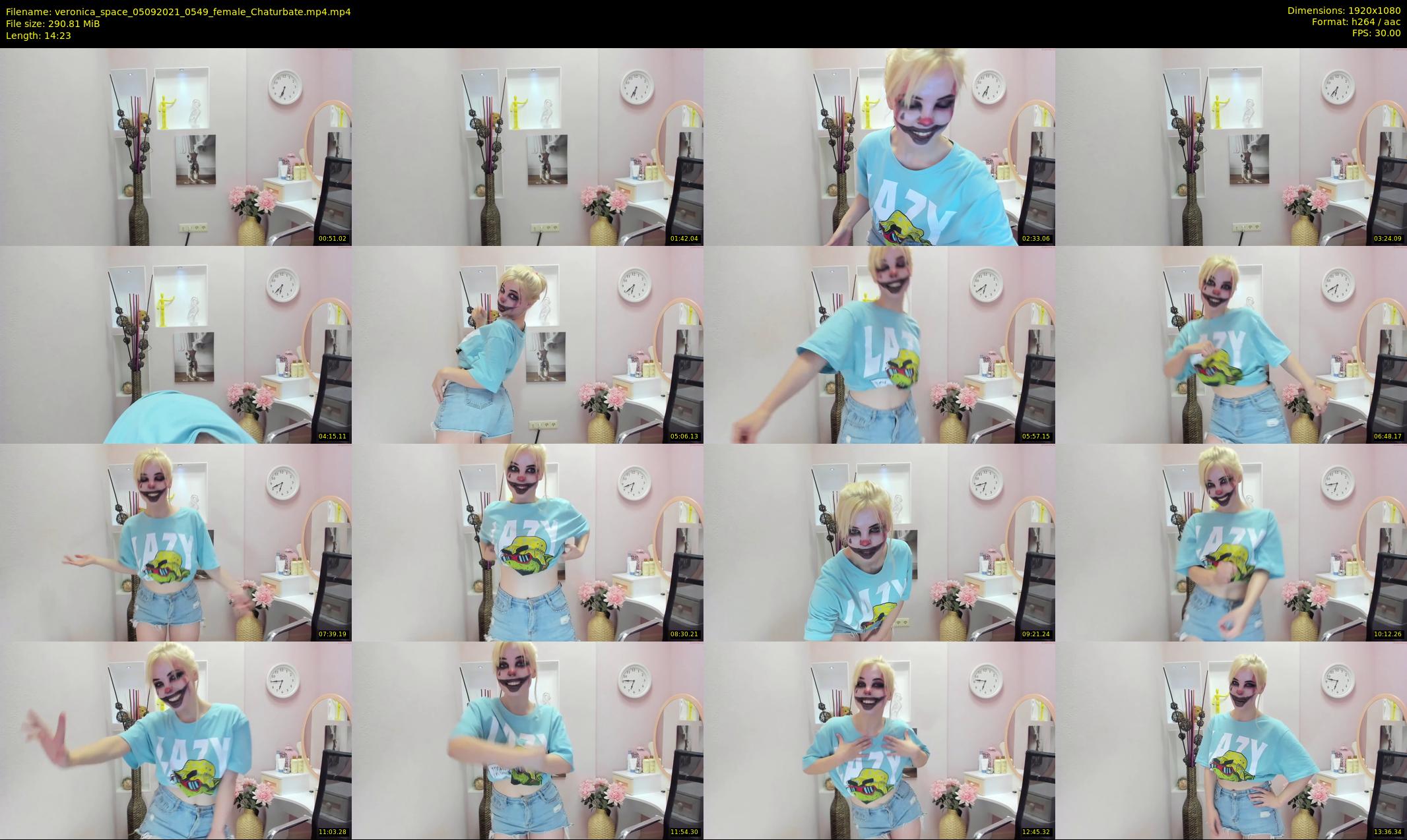 veronica_space — 15 minute Chaturbate female cam show recording, 1080p, Sep 5, 2021