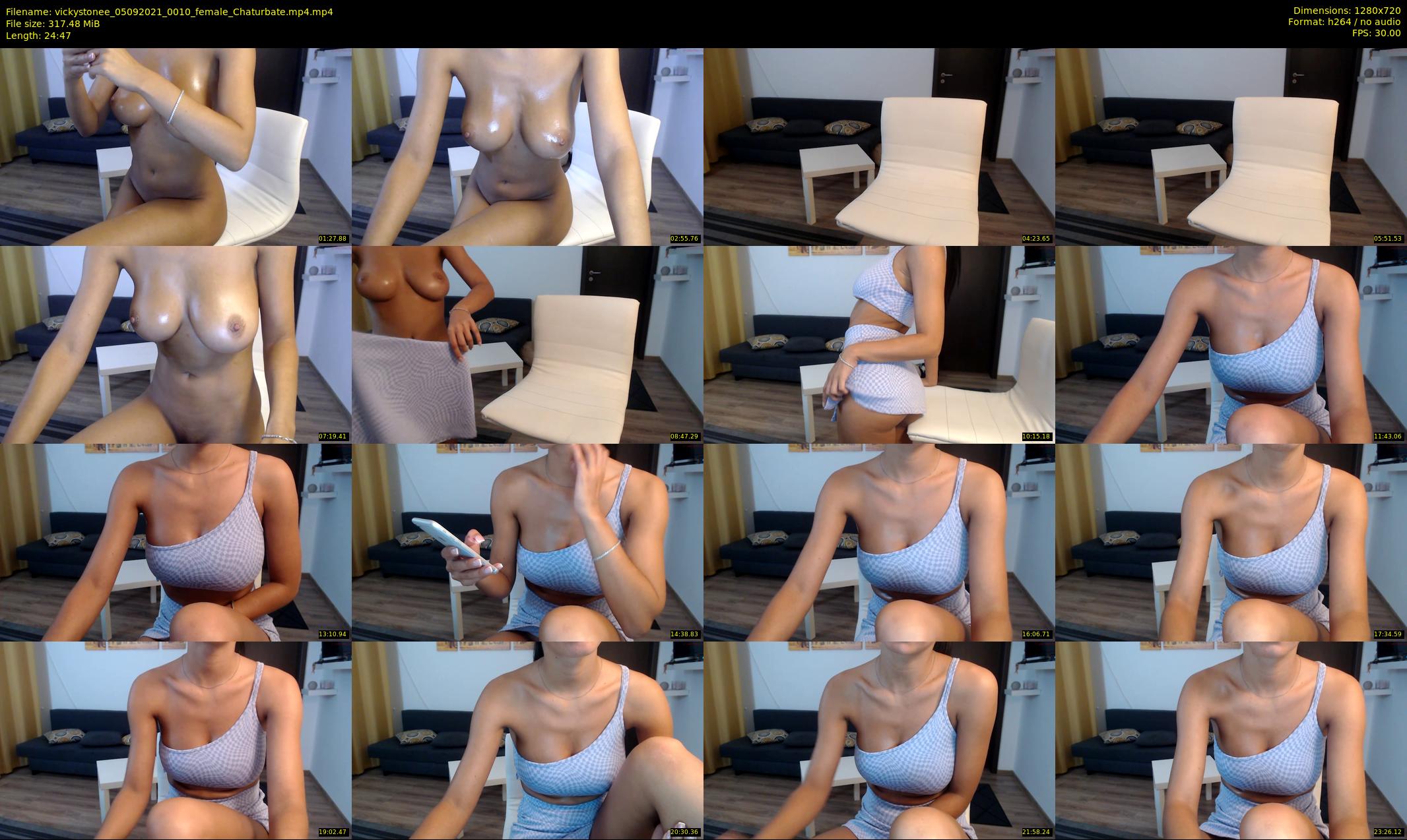 vickystonee — 25 minute Chaturbate female cam show recording, 720p, Sep 5, 2021