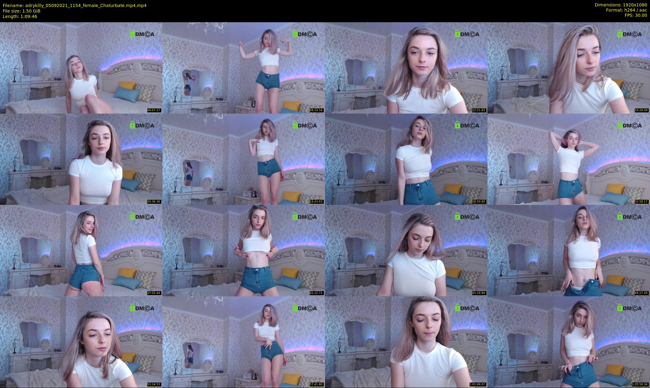adrykilly — 70 minute Chaturbate female cam show recording, 1080p, Sep 5, 2021