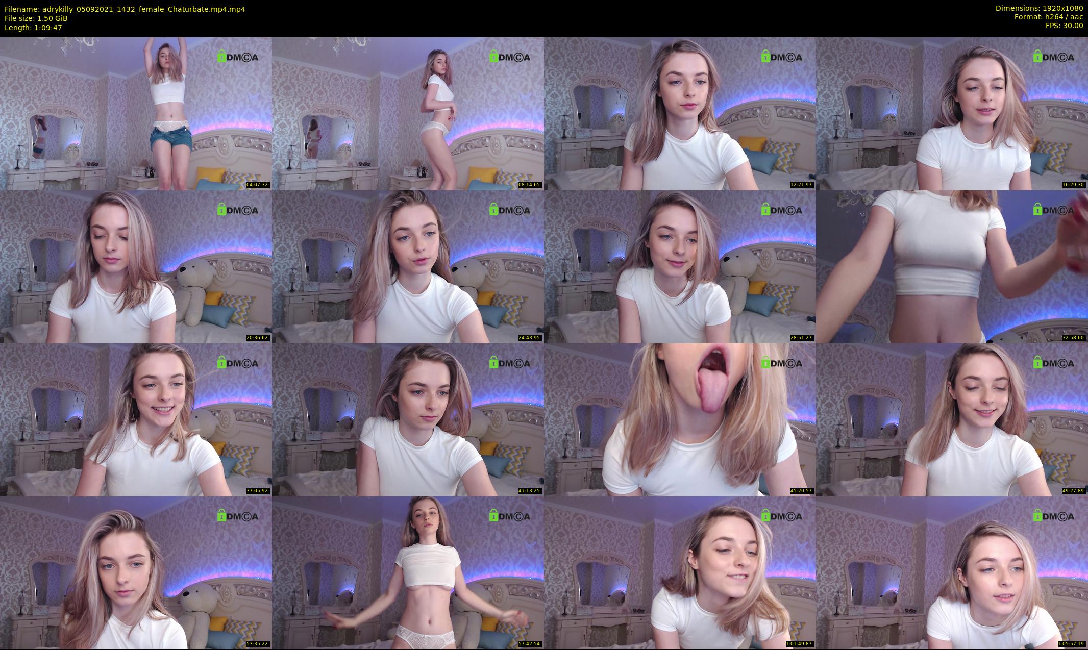 adrykilly — 70 minute Chaturbate female cam show recording, 1080p, Sep 5, 2021