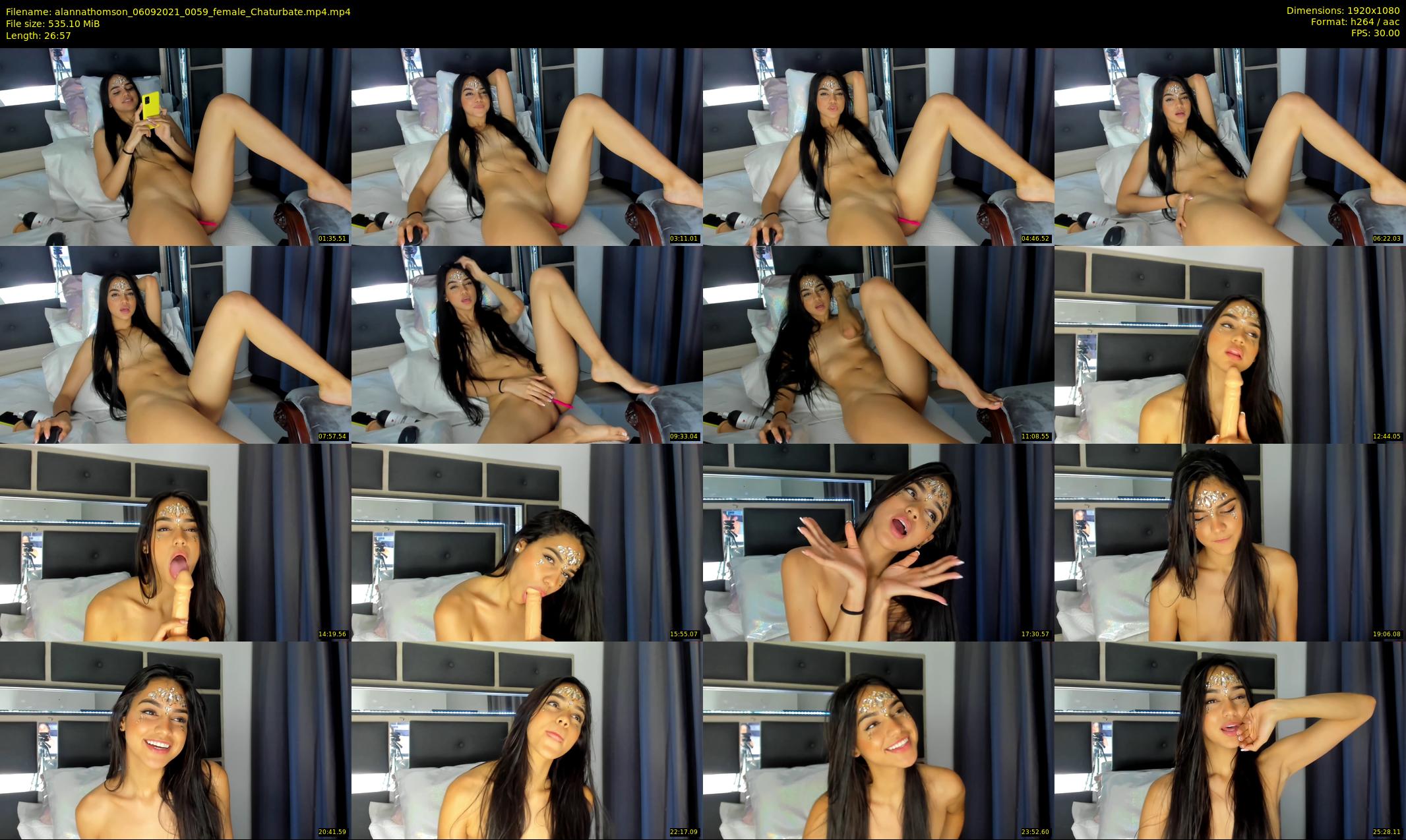 alannathomson — 27 minute Chaturbate female cam show recording, 1080p, Sep 6, 2021