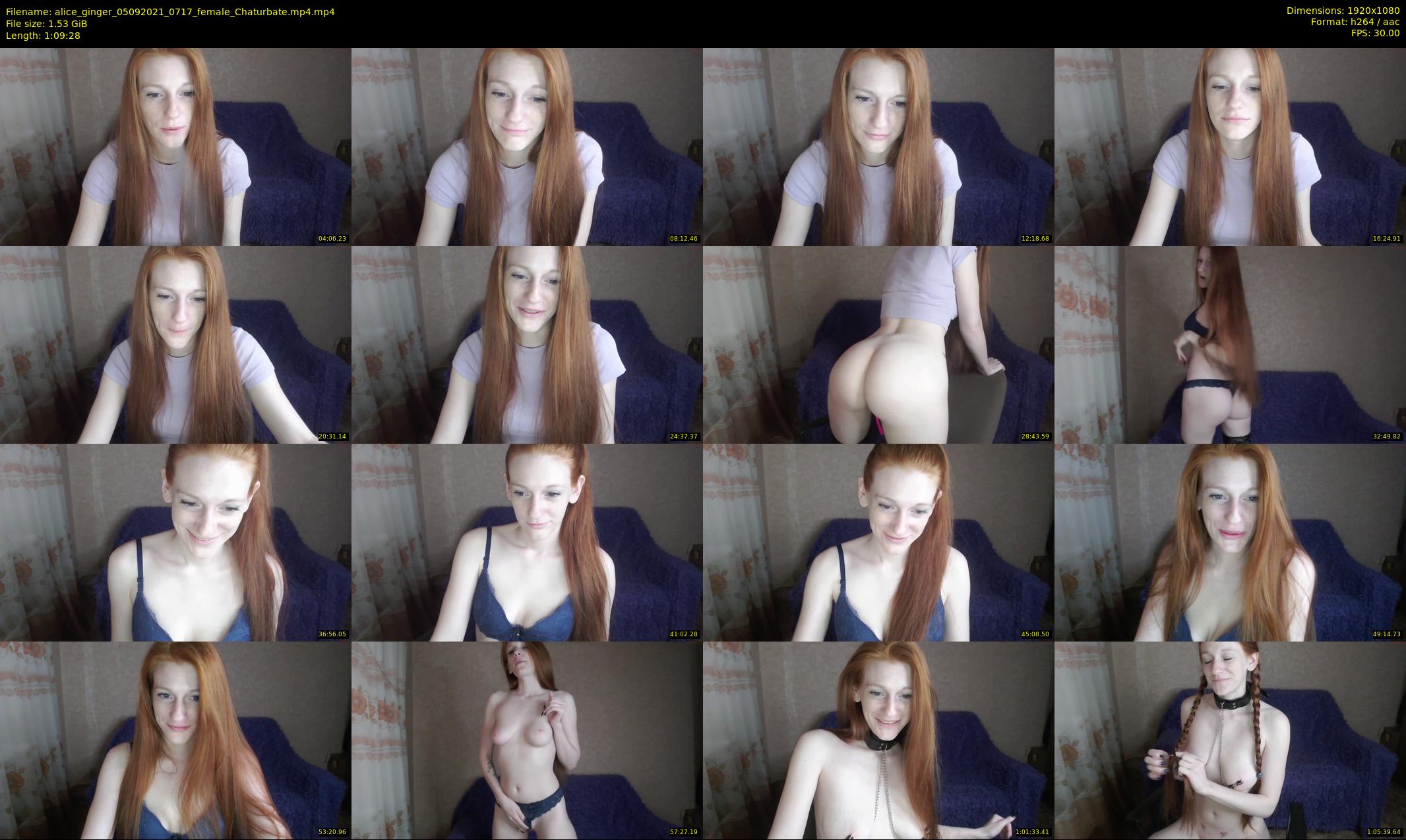 alice_ginger — 70 minute Chaturbate female cam show recording, 1080p, Sep 5, 2021