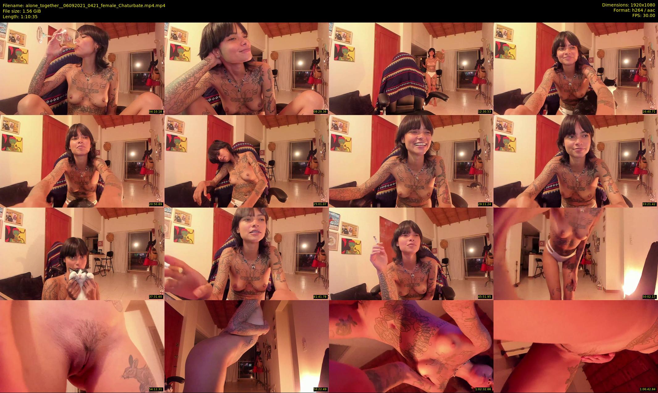 alone_together_ — 71 minute Chaturbate female cam show recording, 1080p, Sep 6, 2021