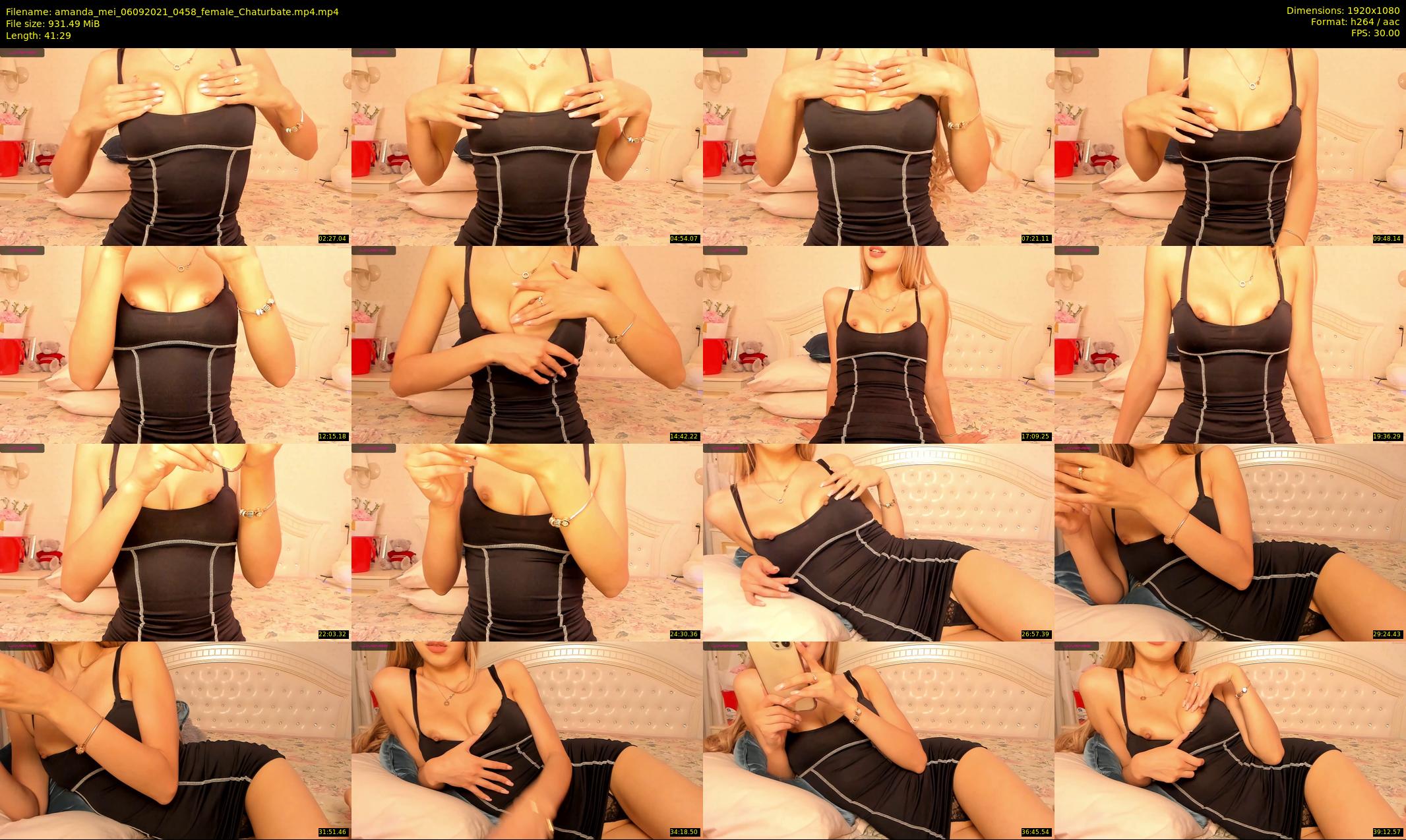amanda_mei — 42 minute Chaturbate female cam show recording, 1080p, Sep 6, 2021