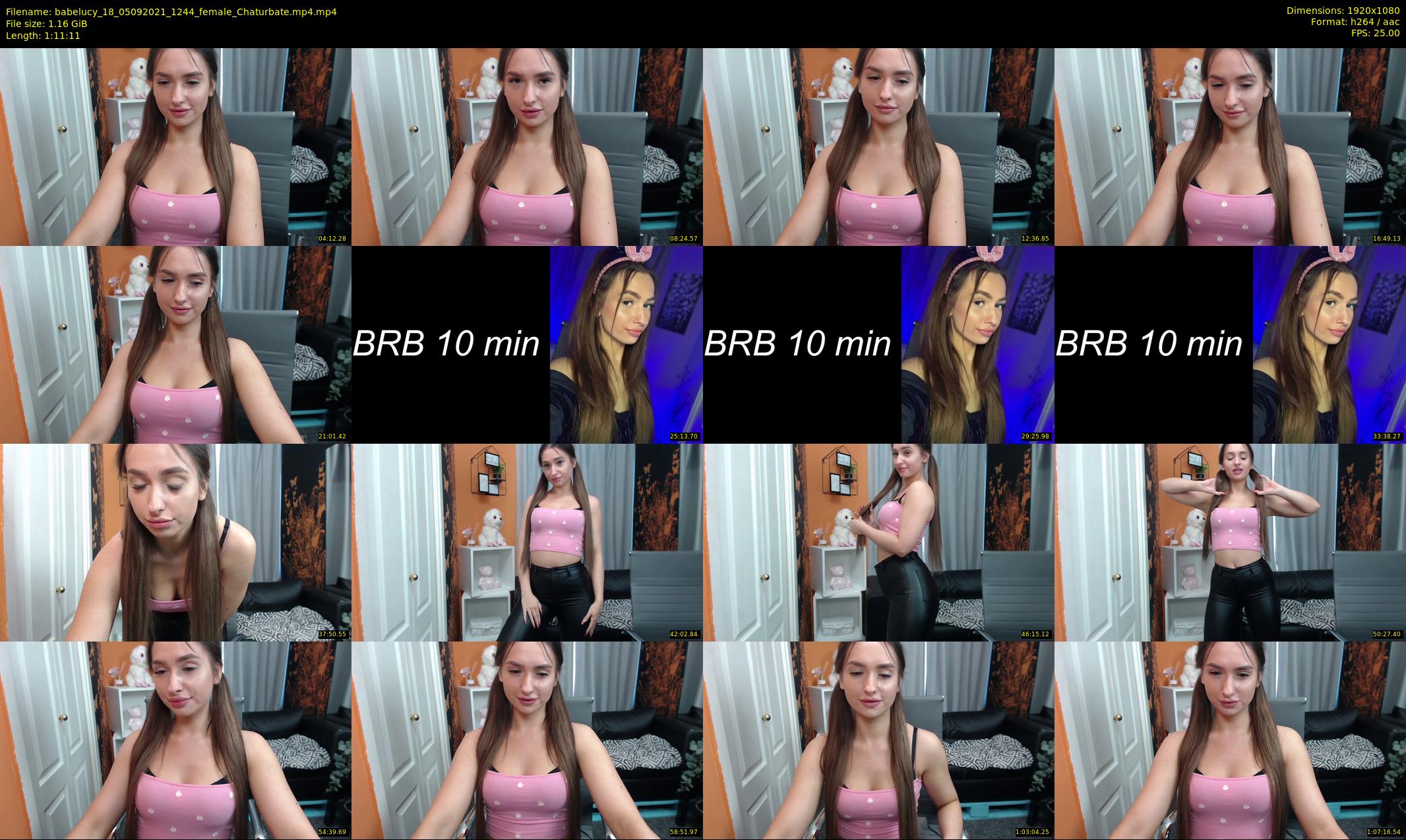 babelucy_18 — 72 minute Chaturbate female cam show recording, 1080p, Sep 5, 2021