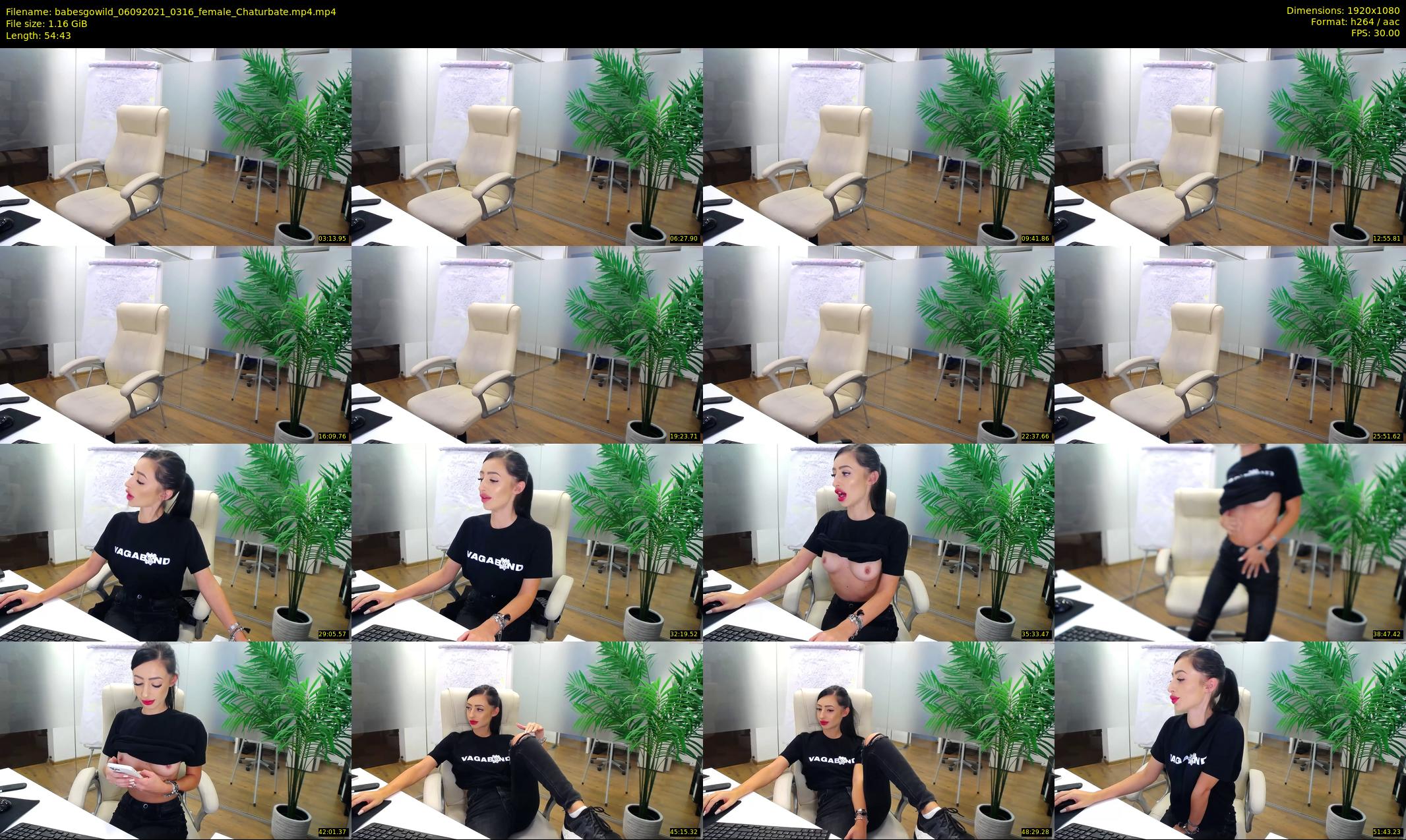 babesgowild — 55 minute Chaturbate couple cam show recording, 1080p, Sep 6, 2021