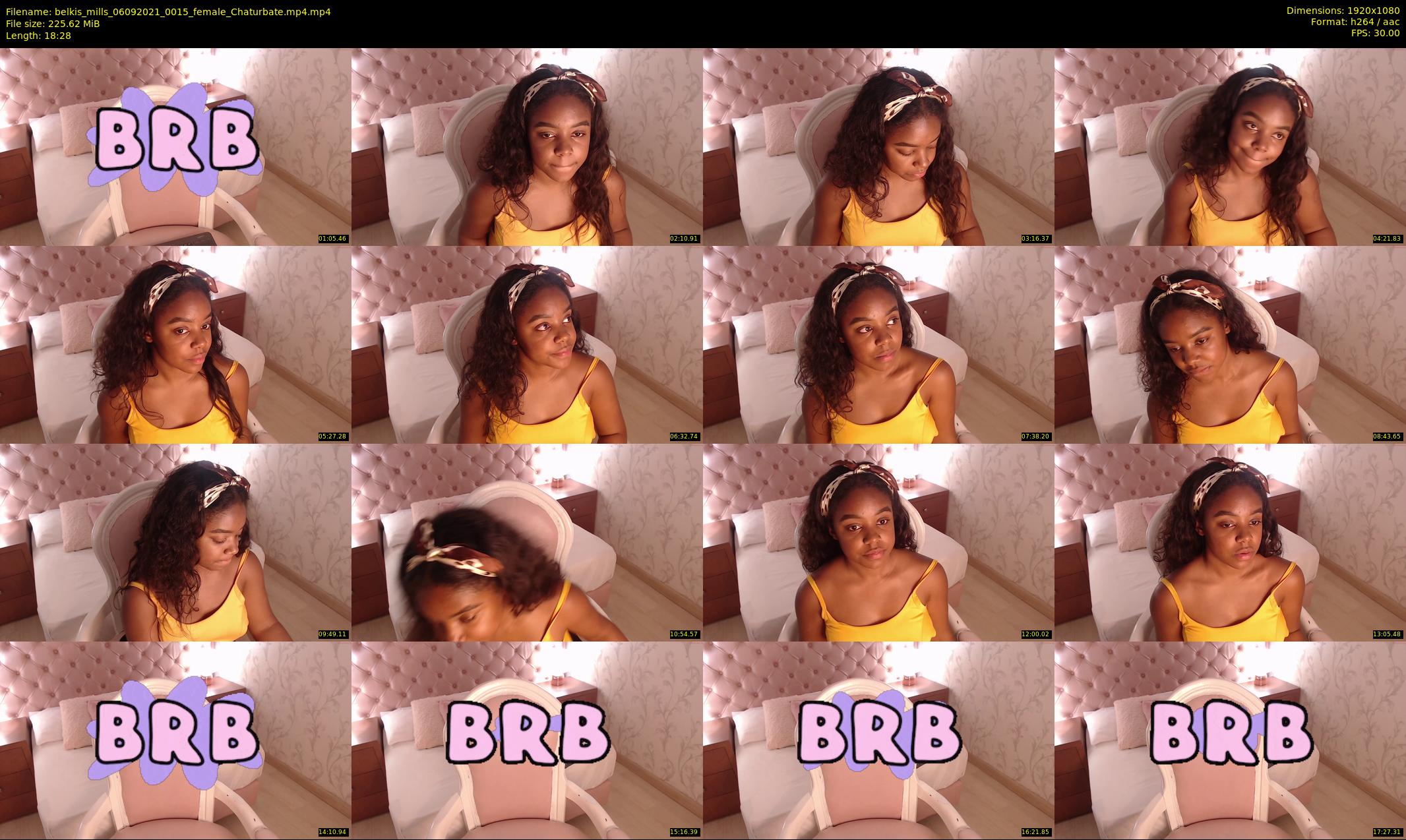 belkis_mills — 19 minute Chaturbate female cam show recording, 1080p, Sep 6, 2021