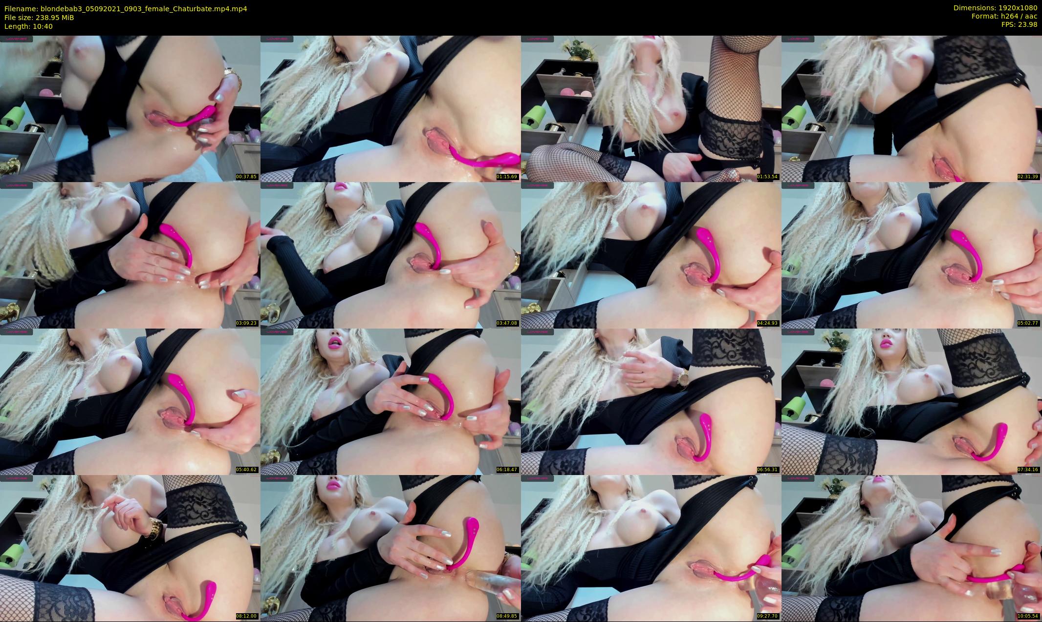 blondebab3 — 11 minute Chaturbate female cam show recording, 1080p, Sep 5, 2021