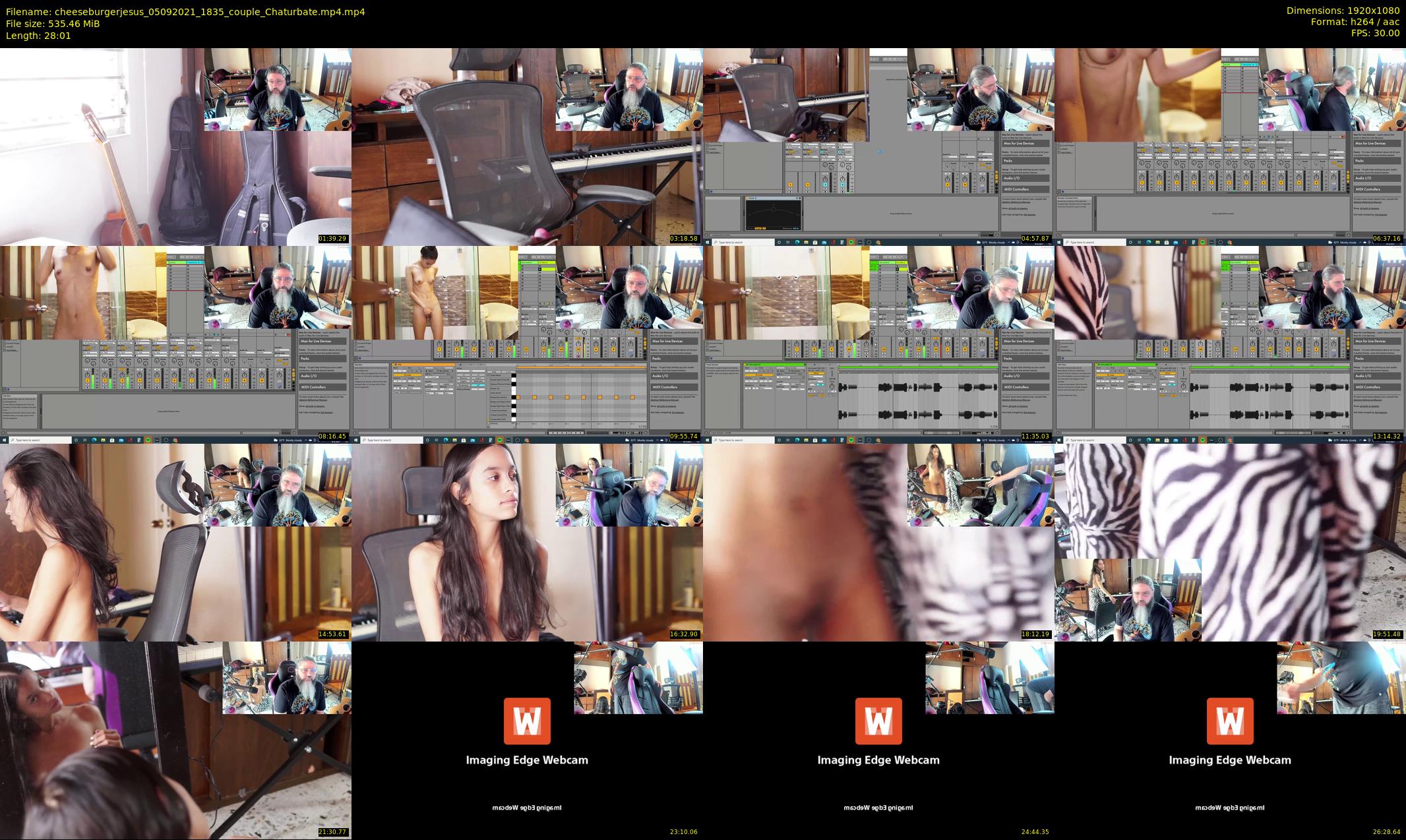 cheeseburgerjesus — 29 minute Chaturbate couple cam show recording, 1080p, Sep 5, 2021
