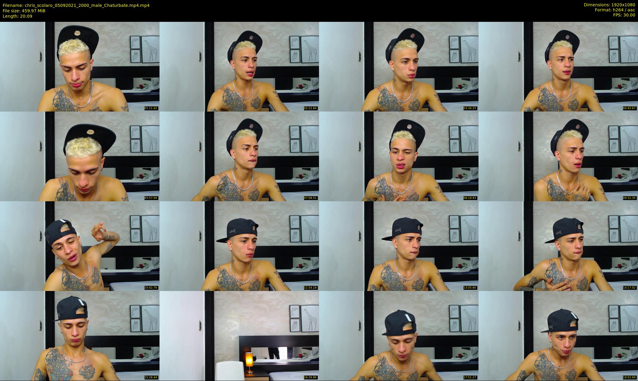 chris_scolaro — 21 minute Chaturbate male cam show recording, 1080p, Sep 5, 2021